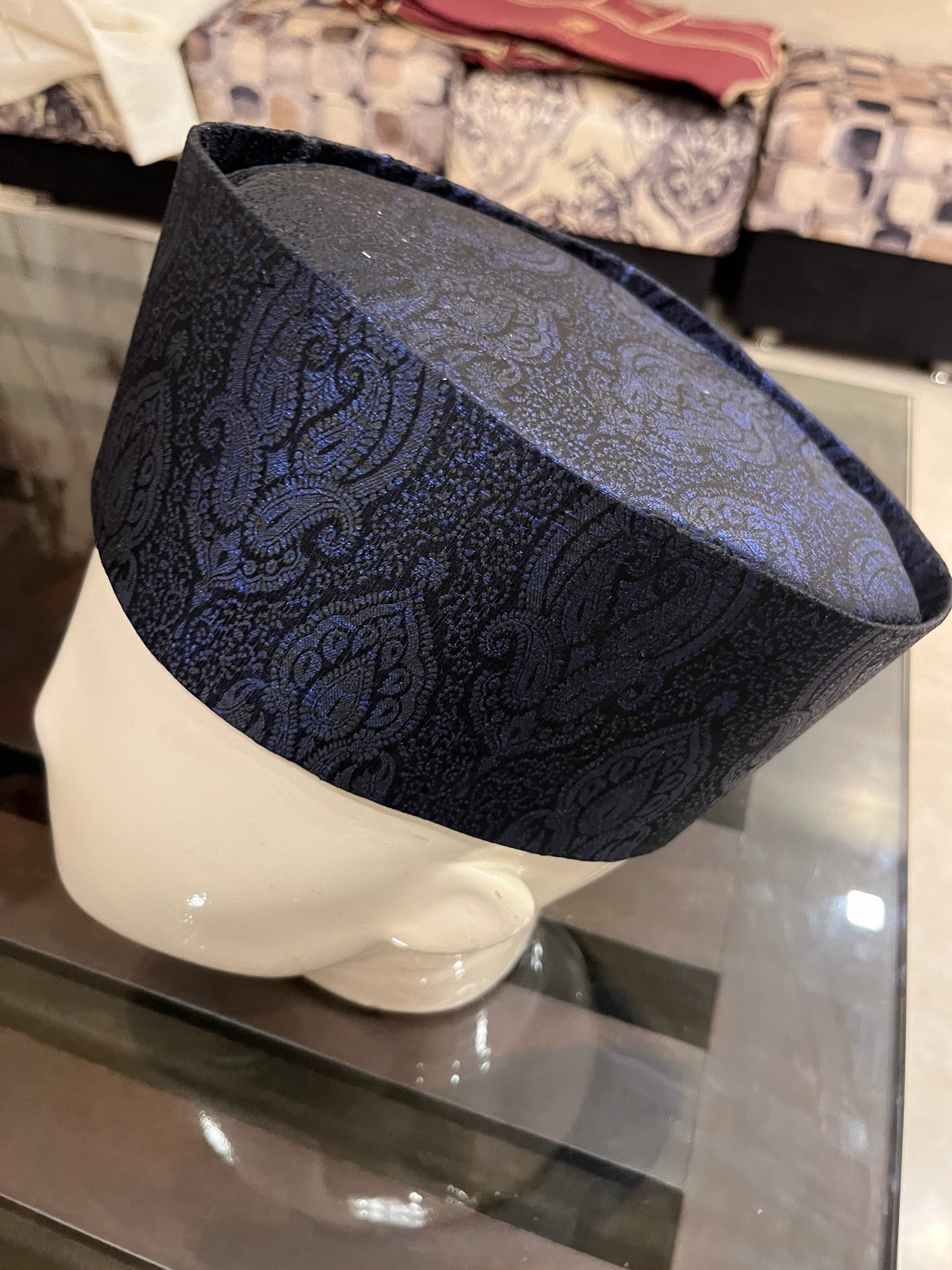 African Kente Kufi Hat, Kofi Hat, Ankara Cap, African Men Hat, Choir, Black History Month Men Accessory