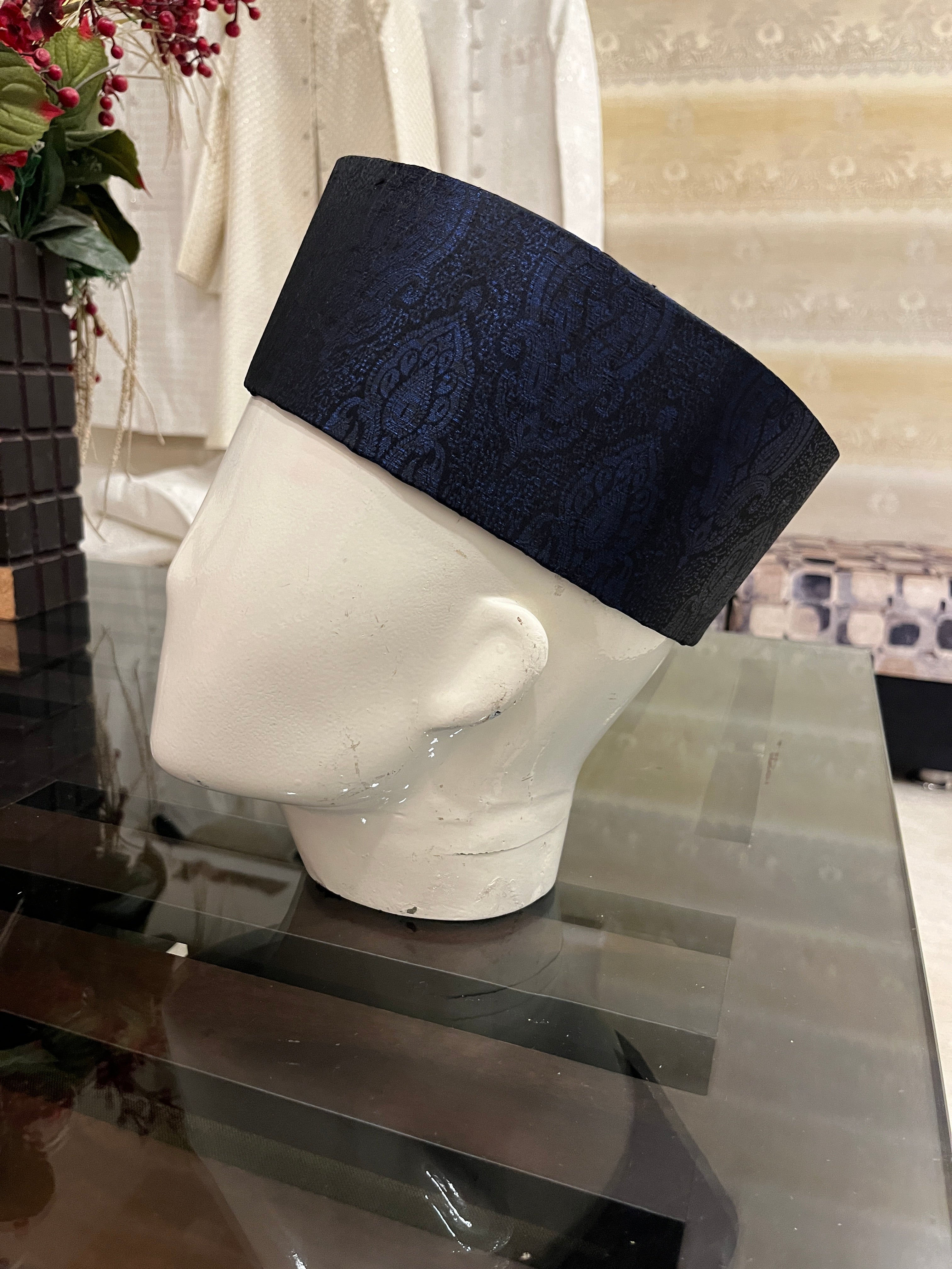 African Kente Kufi Hat, Kofi Hat, Ankara Cap, African Men Hat, Choir, Black History Month Men Accessory