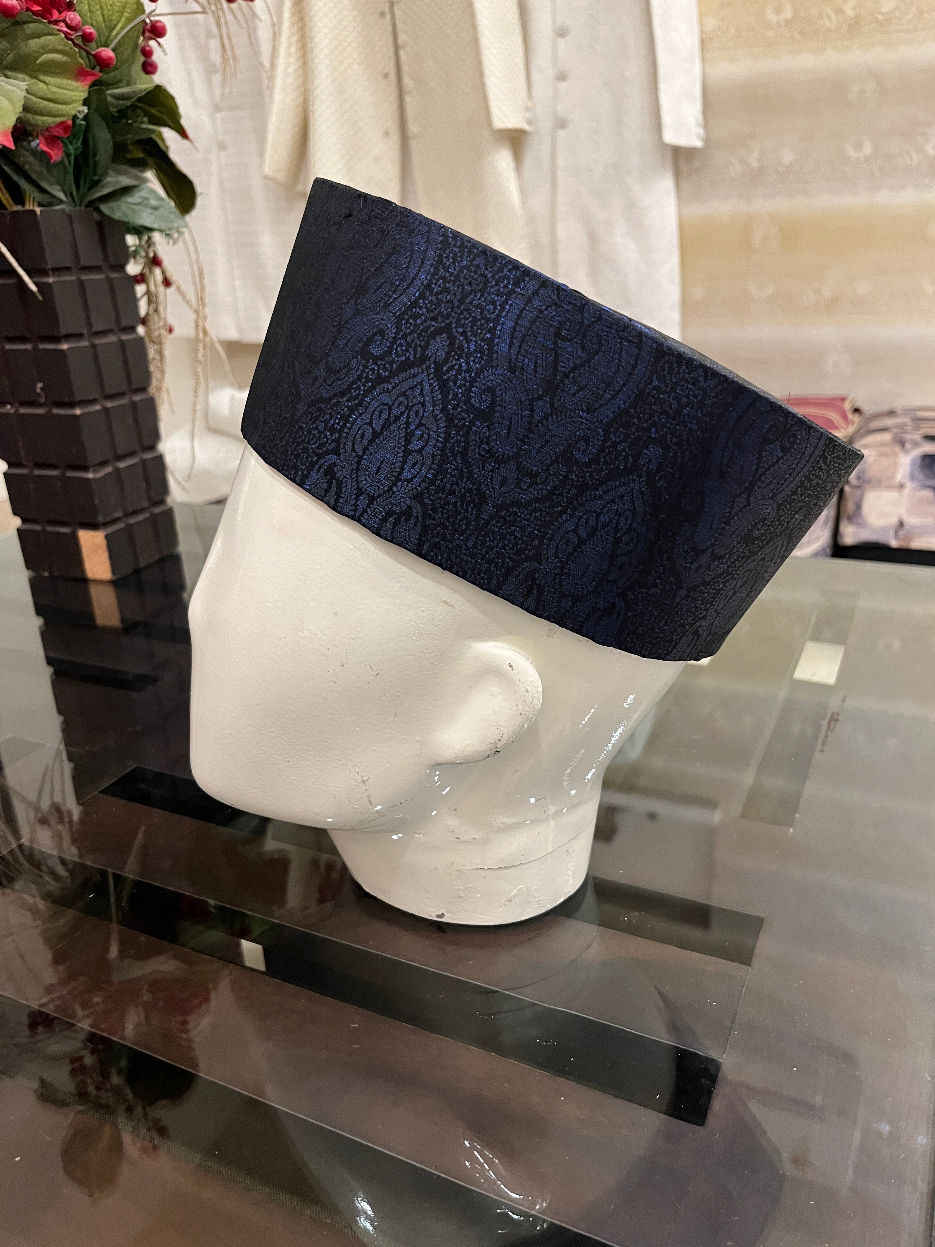 African Kente Kufi Hat, Kofi Hat, Ankara Cap, African Men Hat, Choir, Black History Month Men Accessory