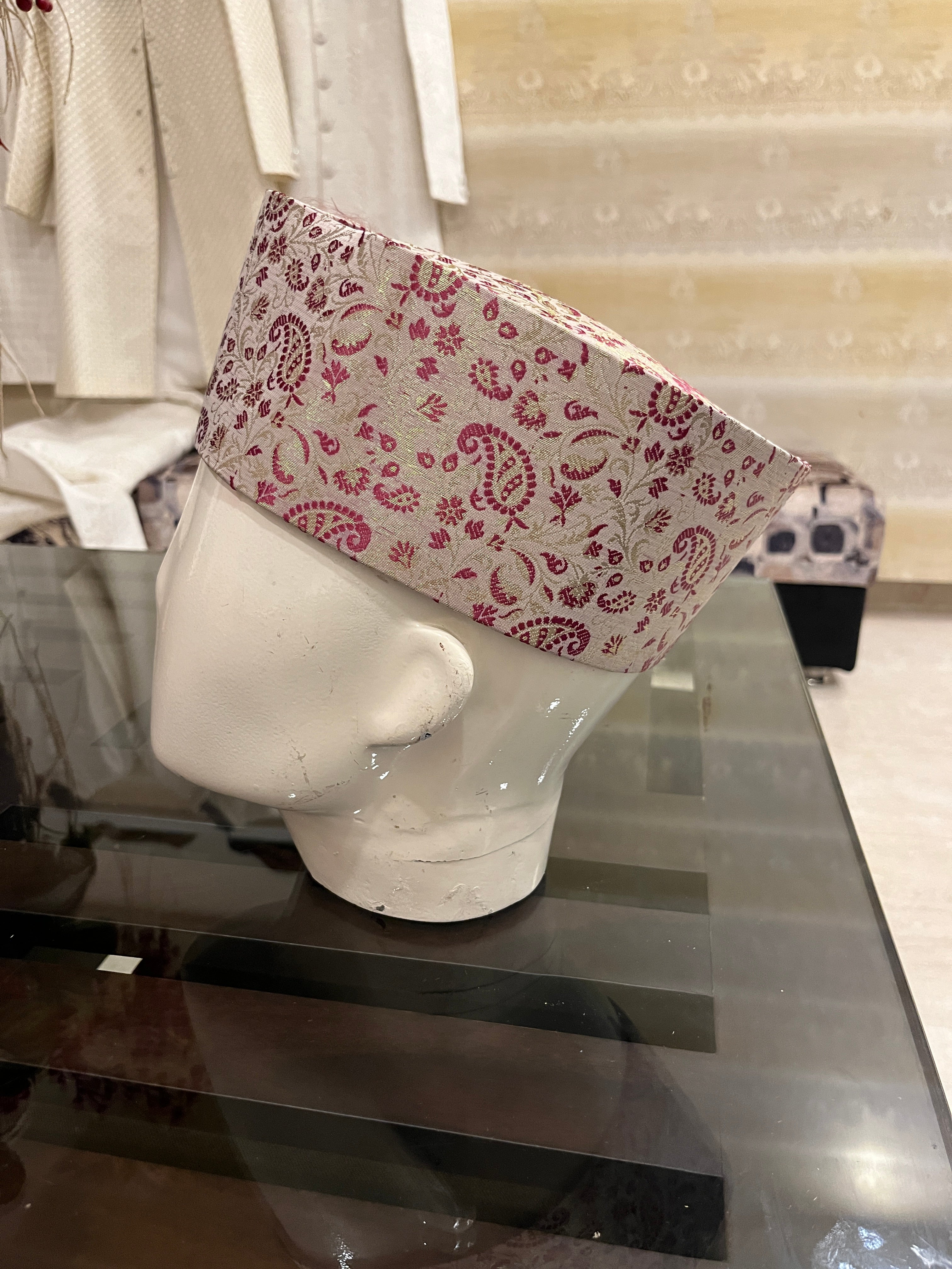 African Kente Kufi Hat, Kofi Hat, Ankara Cap, African Men Hat, Choir, Black History Month Men Accessory