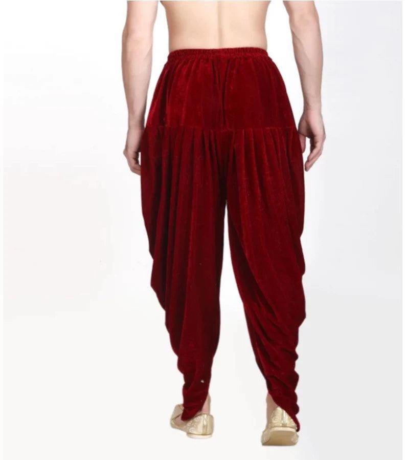 Velvet men’s harem dhoti ethnic pants dhoti