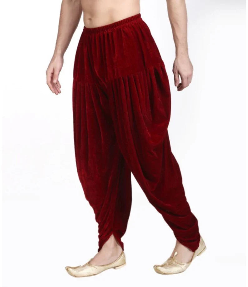 Velvet men’s harem dhoti ethnic pants dhoti
