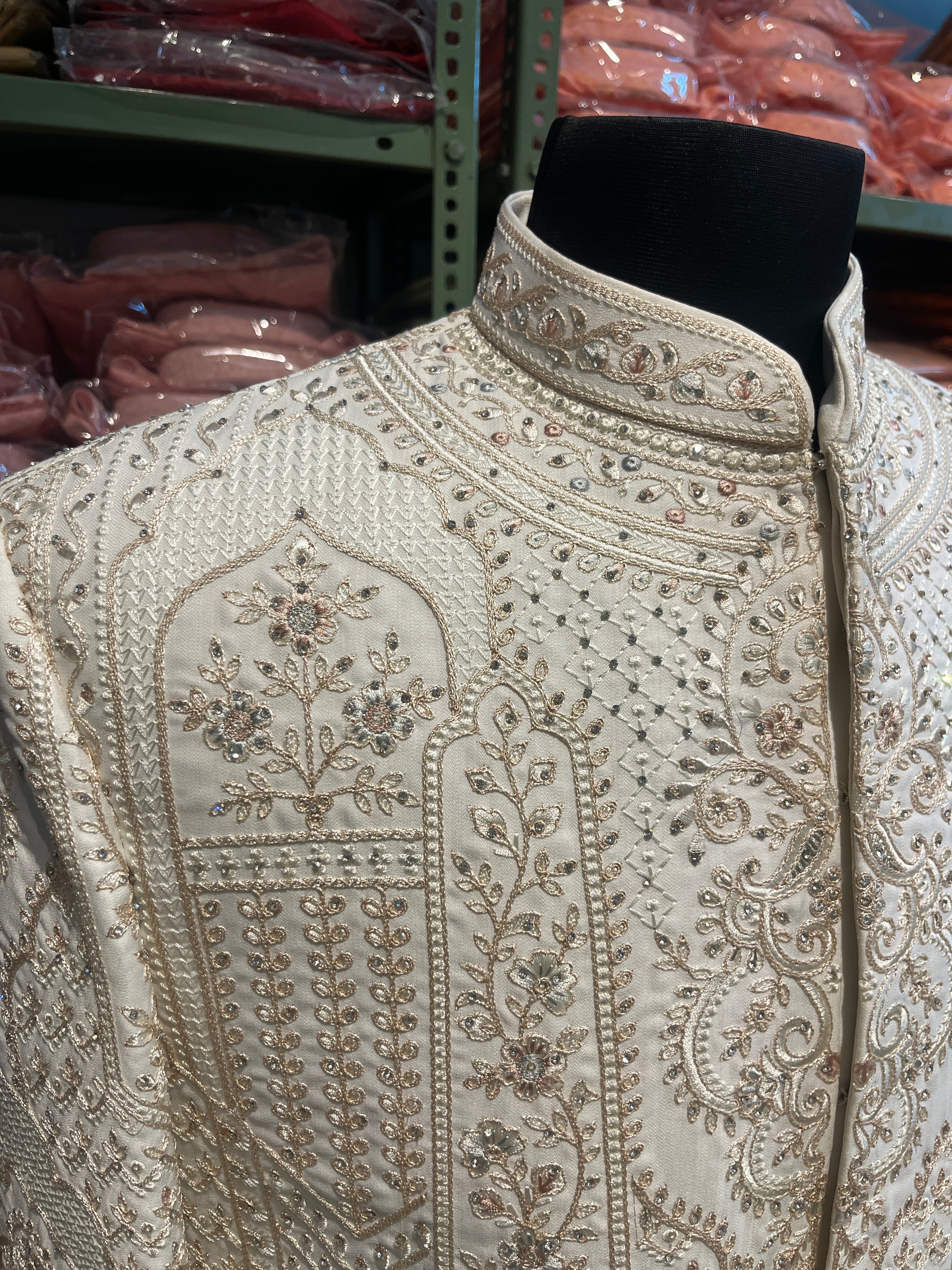 Hand Embroidery Sherwani For Men | Groom Wedding Outfit | wedding outfit for men