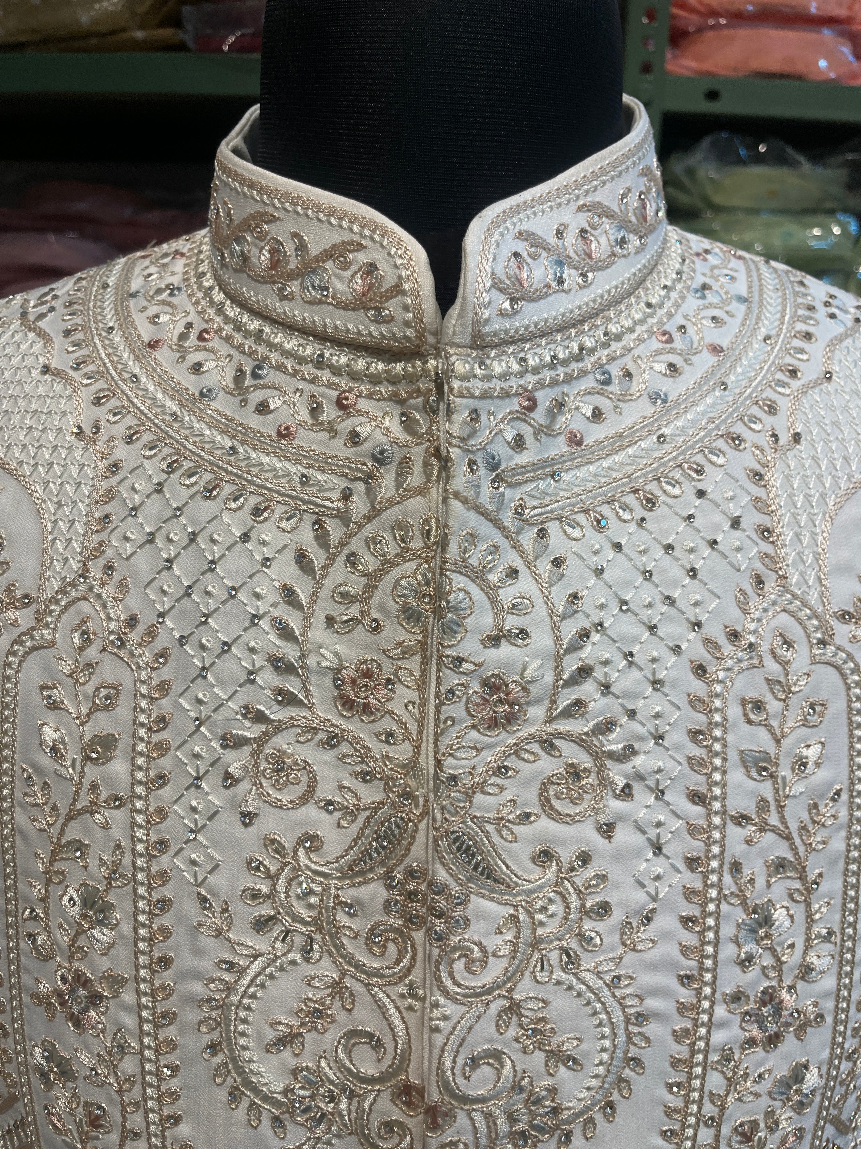 Hand Embroidery Sherwani For Men | Groom Wedding Outfit | wedding outfit for men