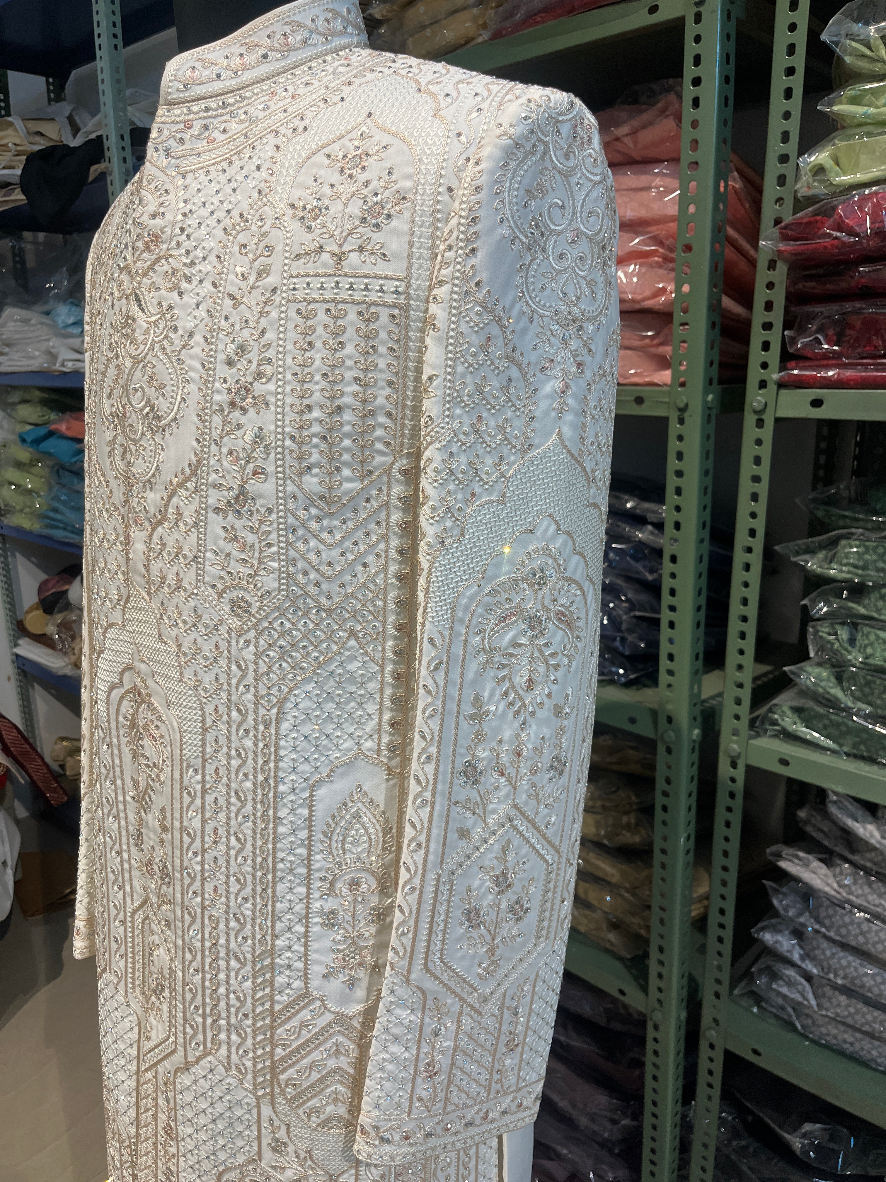 Hand Embroidery Sherwani For Men | Groom Wedding Outfit | wedding outfit for men