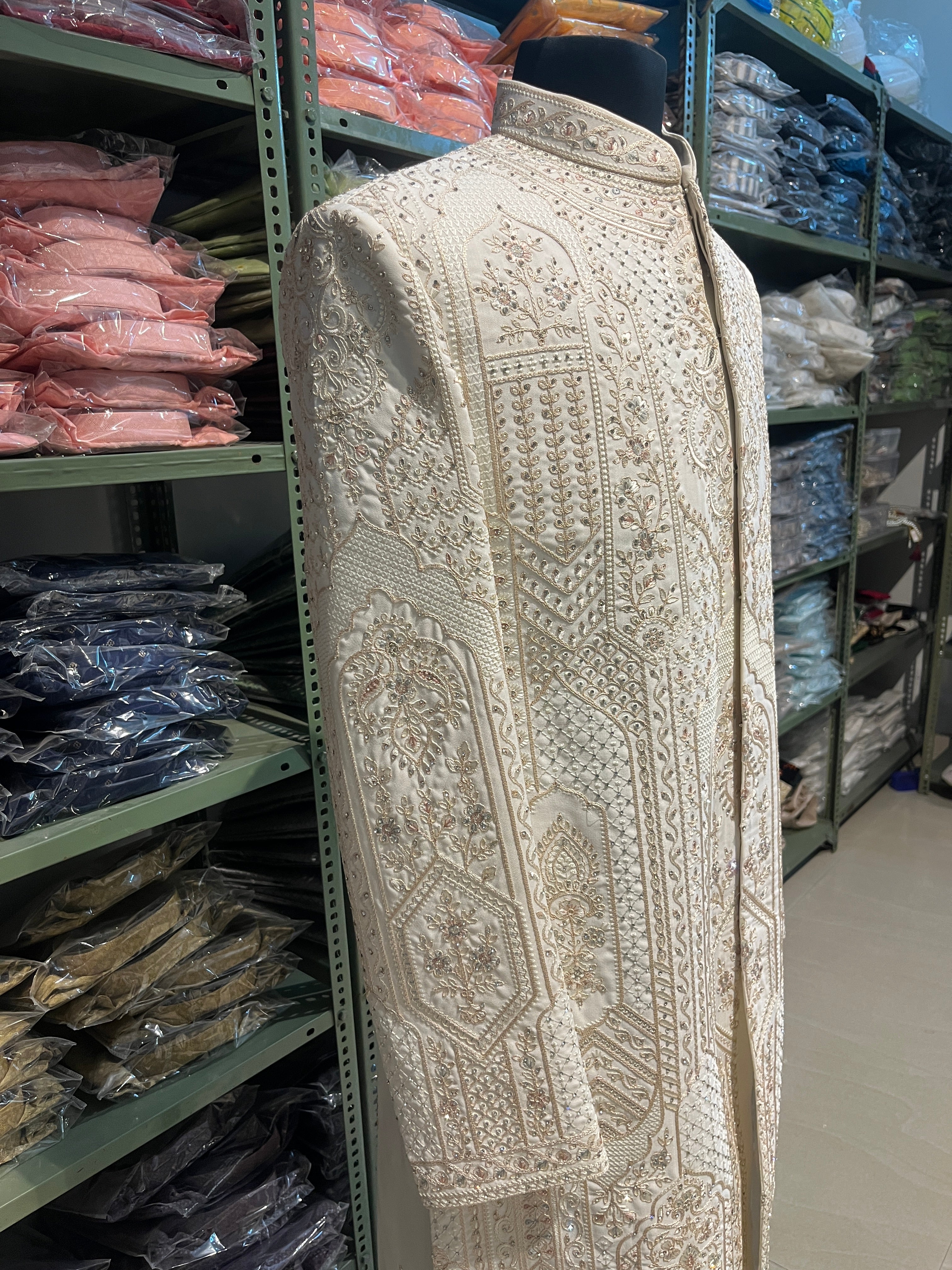 Hand Embroidery Sherwani For Men | Groom Wedding Outfit | wedding outfit for men