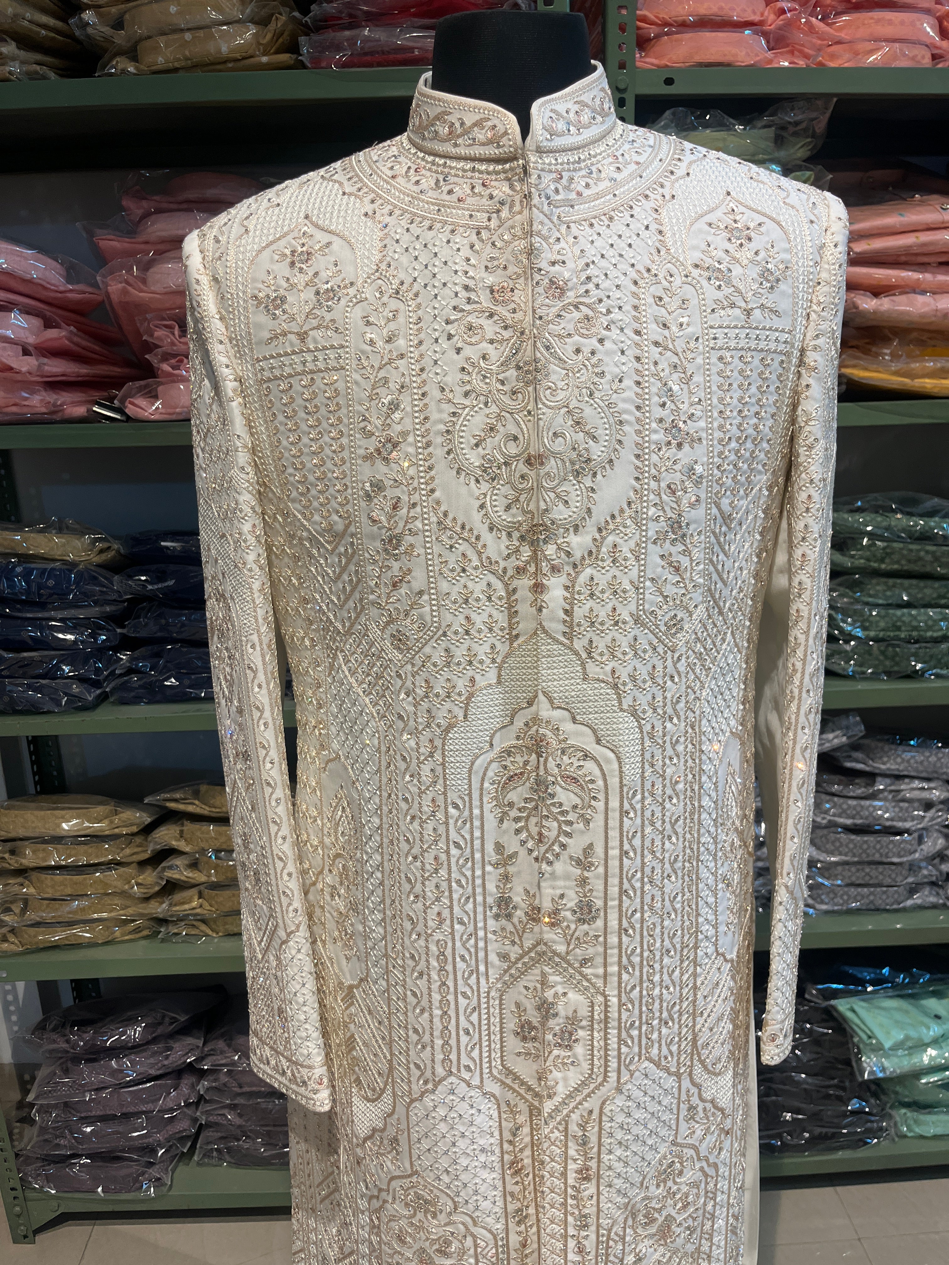 Hand Embroidery Sherwani For Men | Groom Wedding Outfit | wedding outfit for men