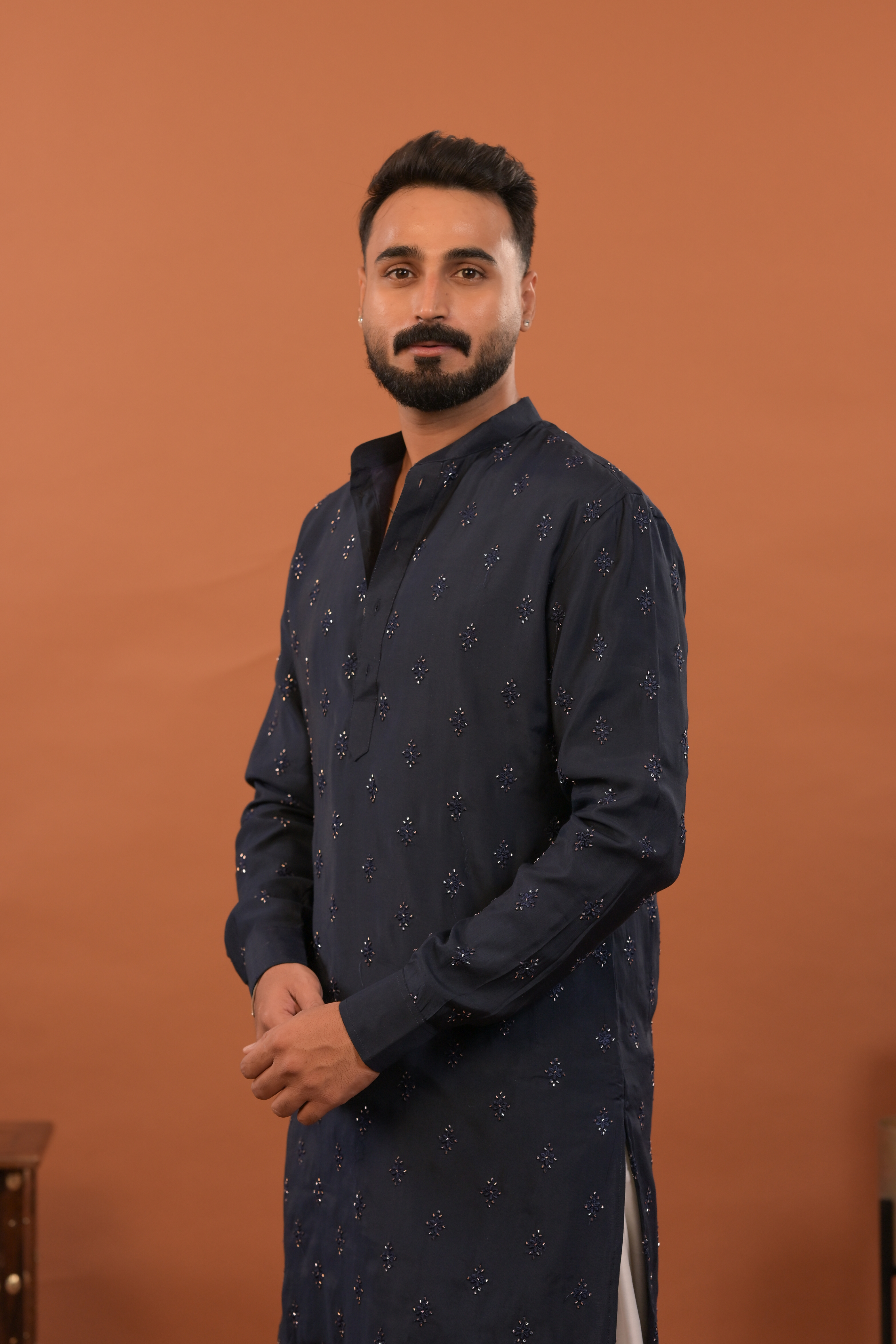 Handwork Mens Kurta & Pants Set | Festive Outfit for men | Groom or Groomsmen outfit