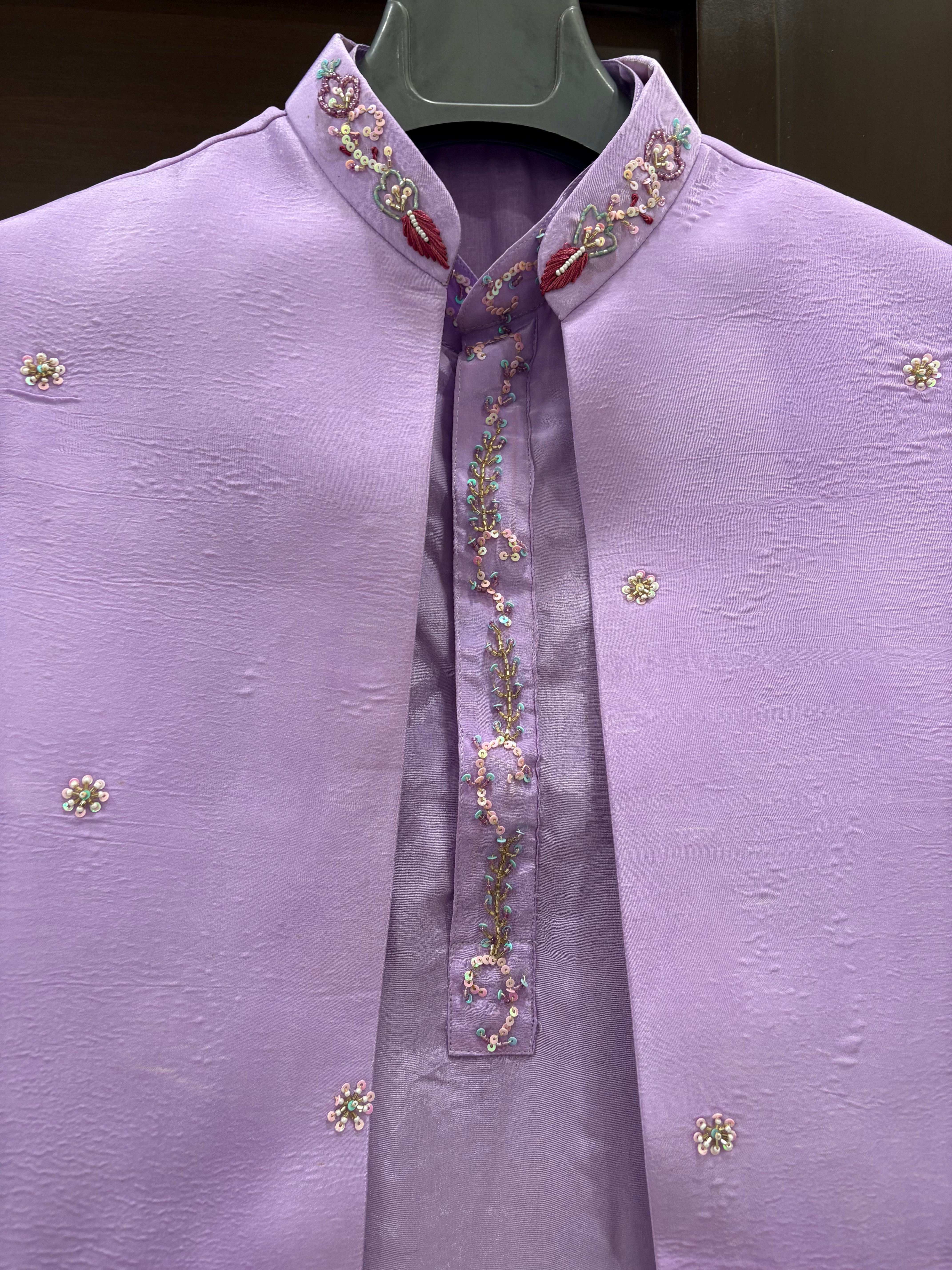 Handwork Nehru Jacket with kurta pyjama set For Men | Modi Jacket 3 piece set | Indian wedding wear outfits | waistcoat | kurta pant with jacket