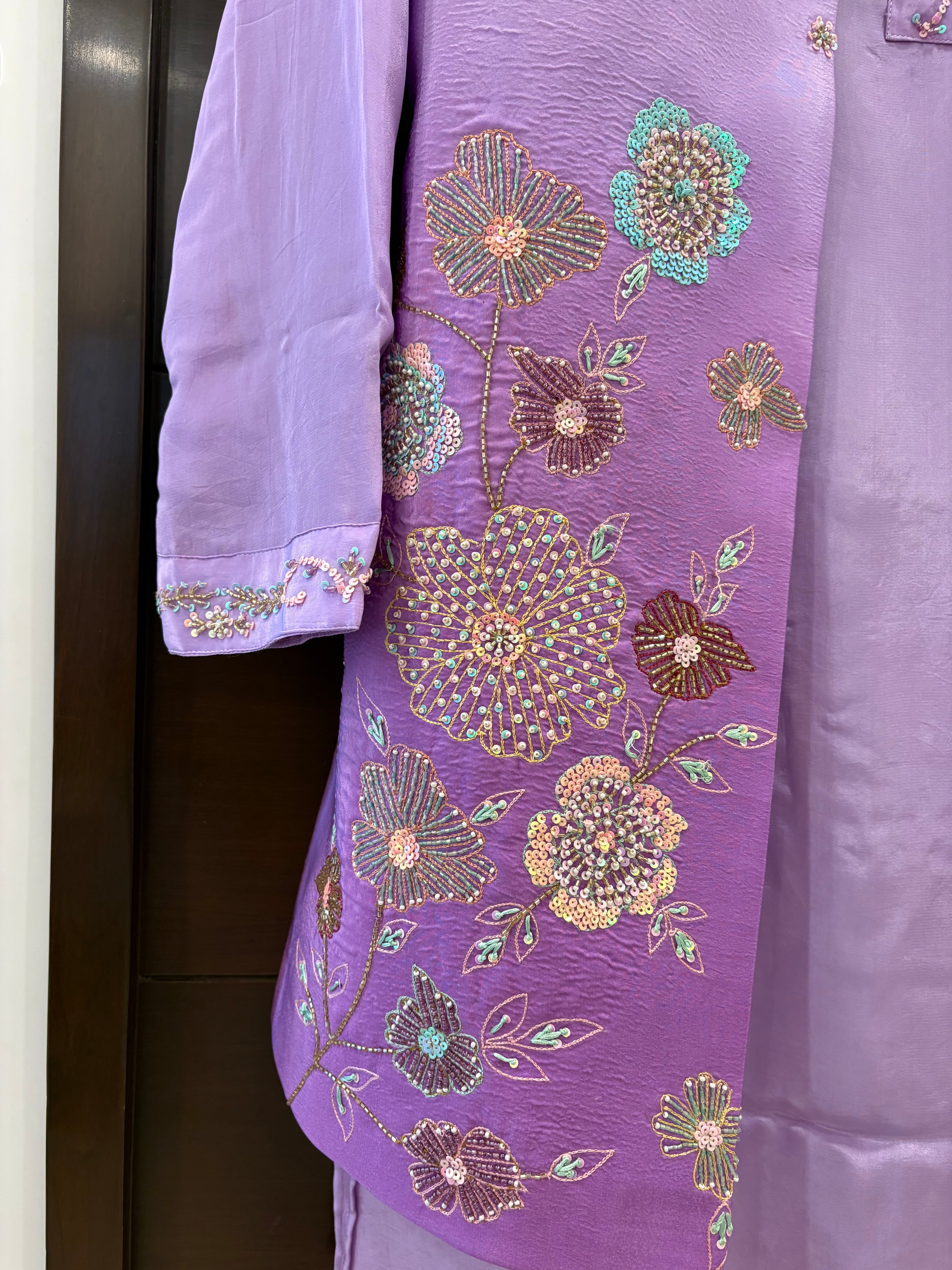 Handwork Nehru Jacket with kurta pyjama set For Men | Modi Jacket 3 piece set | Indian wedding wear outfits | waistcoat | kurta pant with jacket
