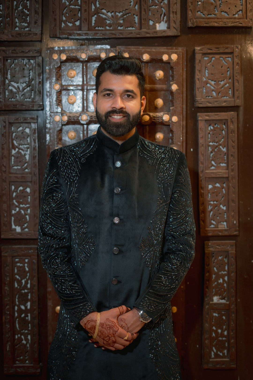 Men's Handwork Indo Western | Achkan | Bandgala | Groom and Groomsmen Outfit