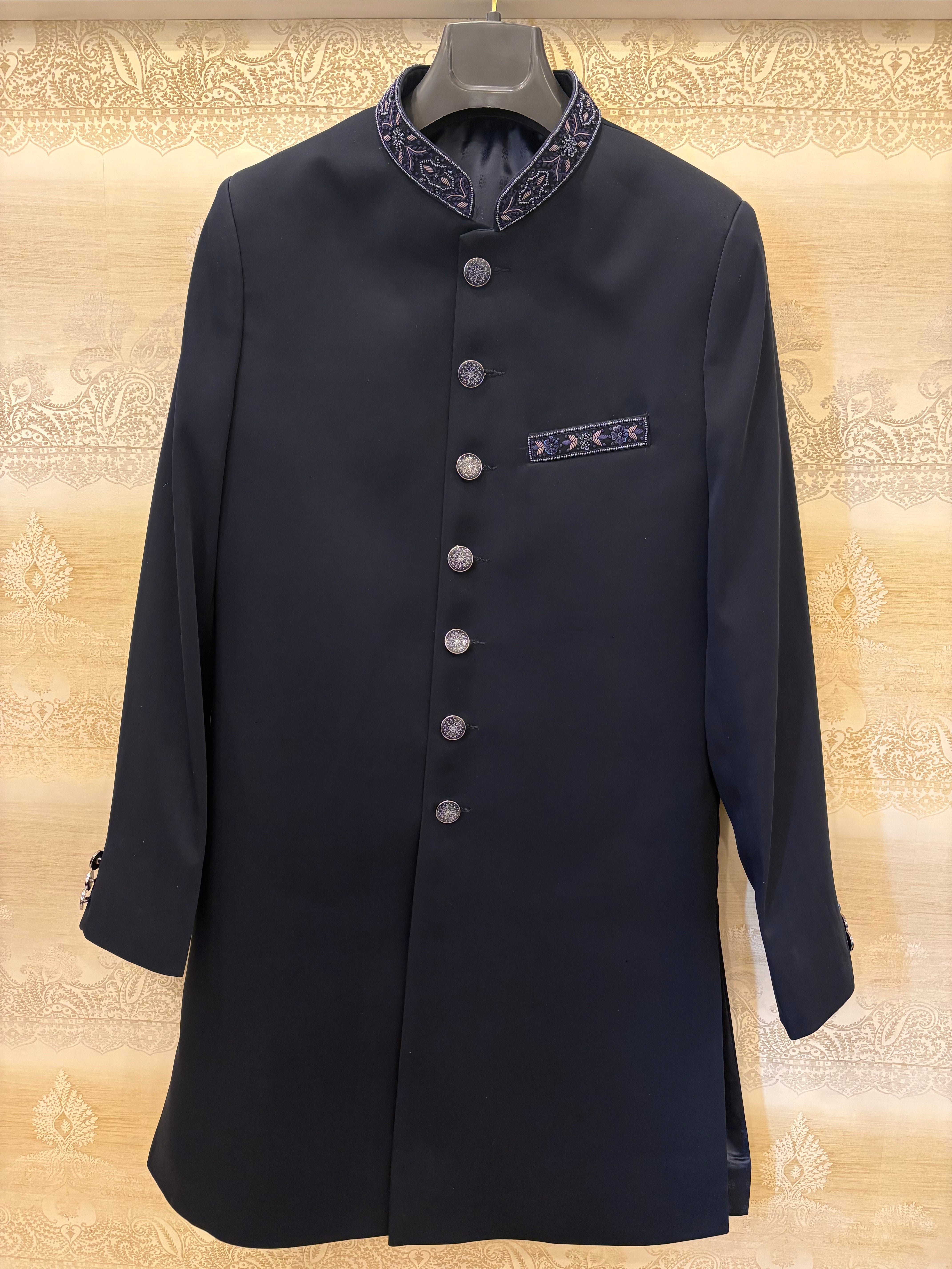 Jodhpuri Suit | Indowestern Coat With Handwork for men | Cocktail party outfit for groom and groomsmen
