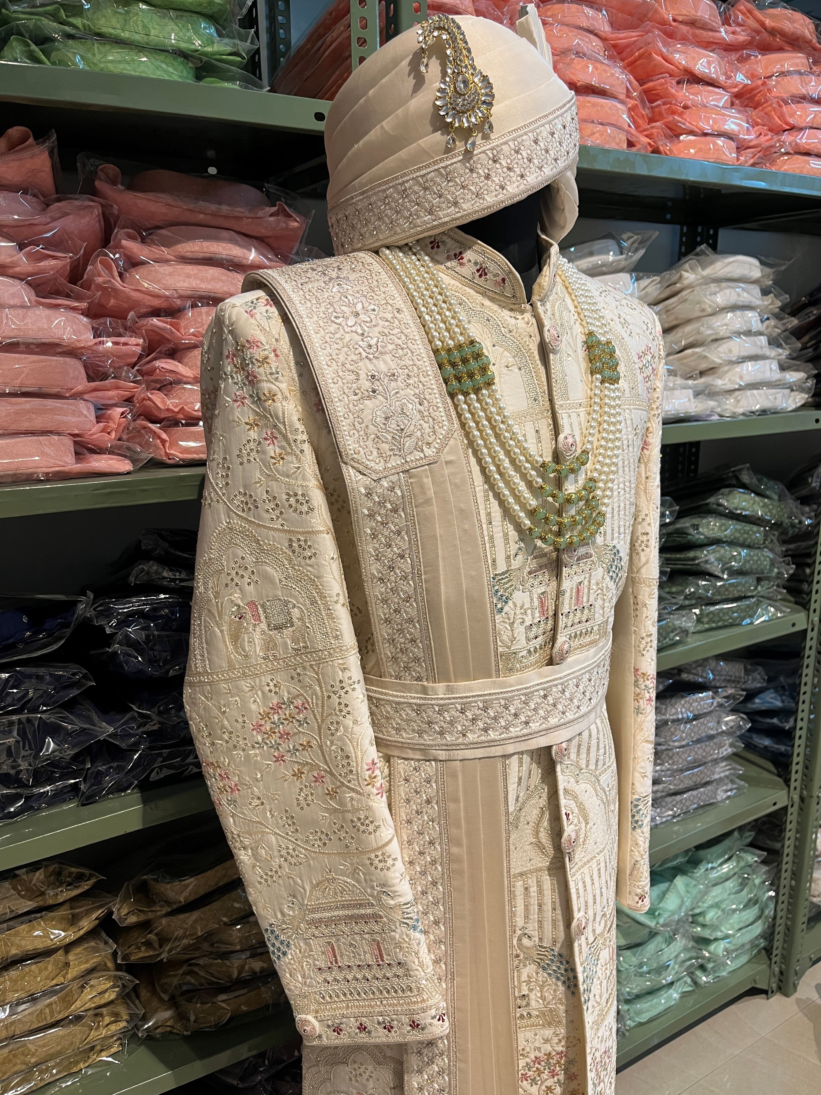 Men's wedding Sherwani | groom outfit | indian pakistani wedding dress for men