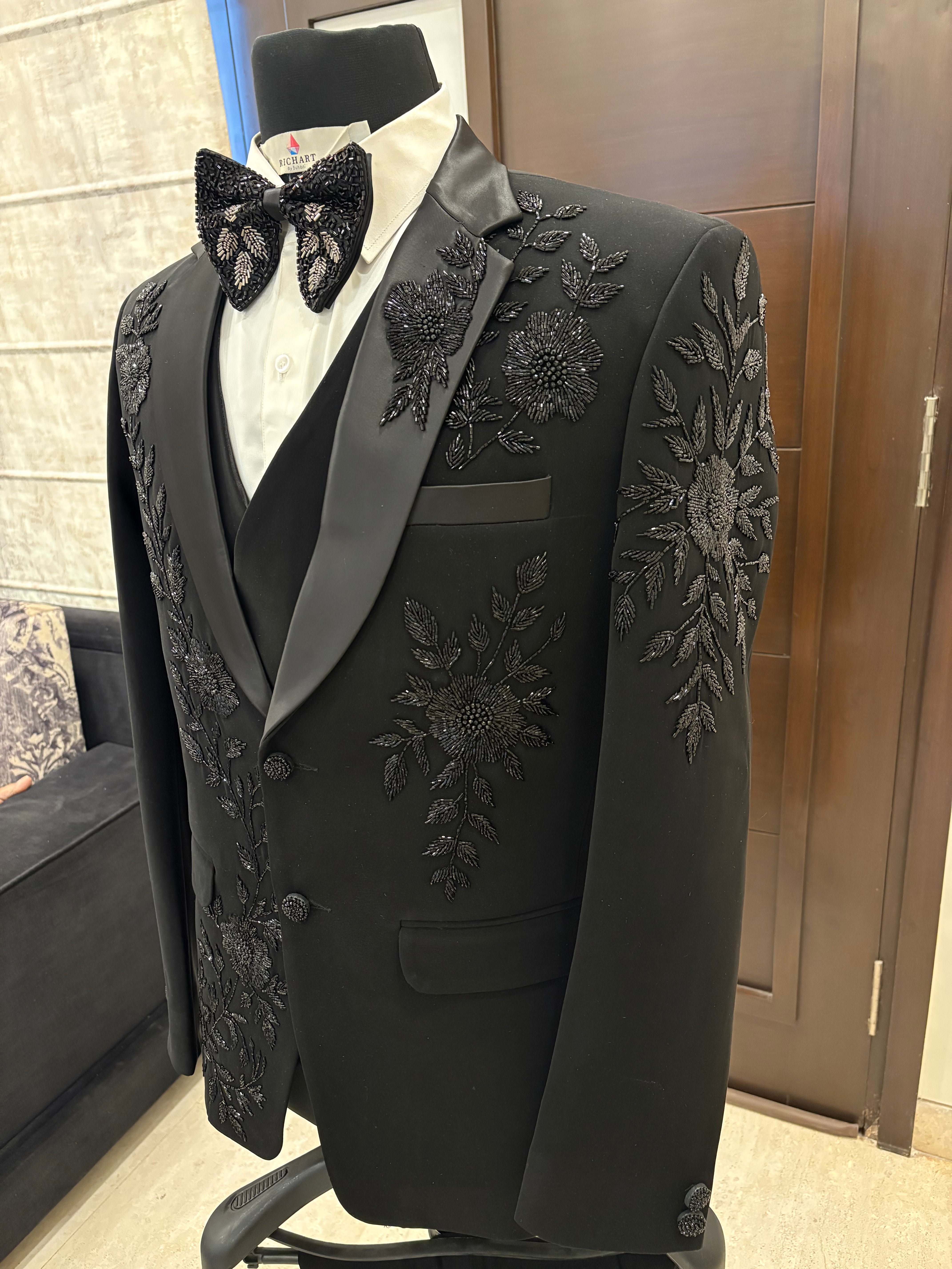 designer Handwork blazer for men | designer 3-piece suit for men | Groom and Groomsmen Outfit