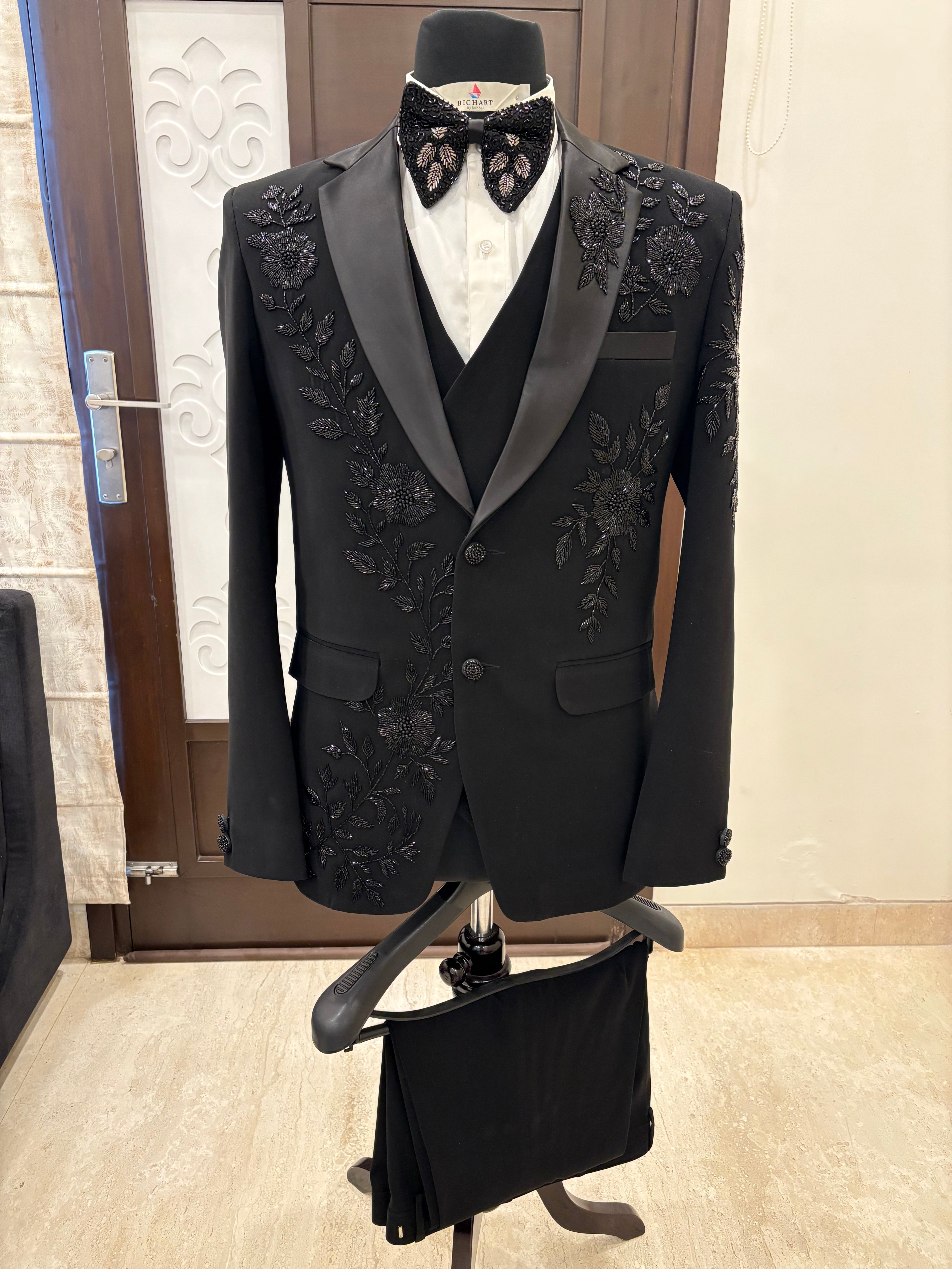 designer Handwork blazer for men | designer 3-piece suit for men | Groom and Groomsmen Outfit