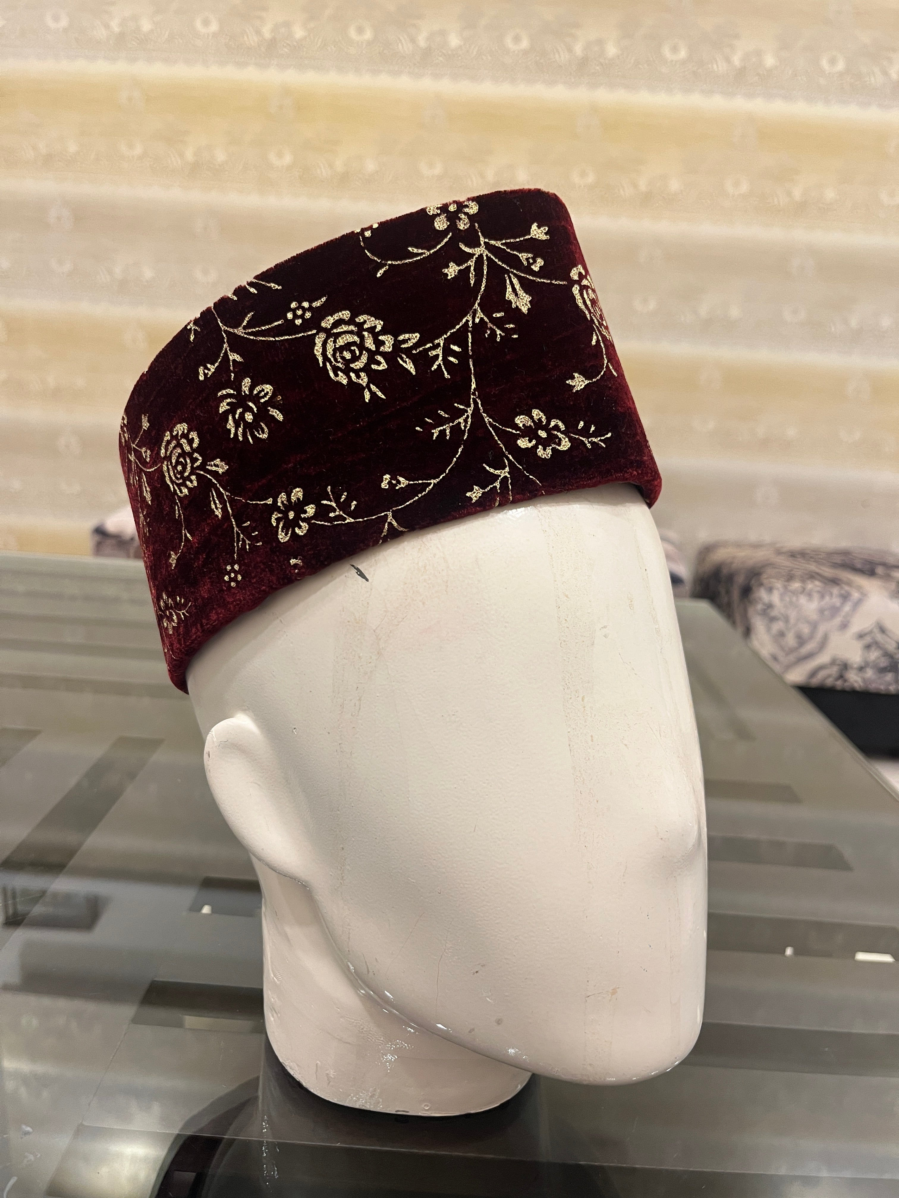 African Kente Kufi Hat, Kofi Hat, Ankara Cap, African Men Hat, Choir, Black History Month Men Accessory