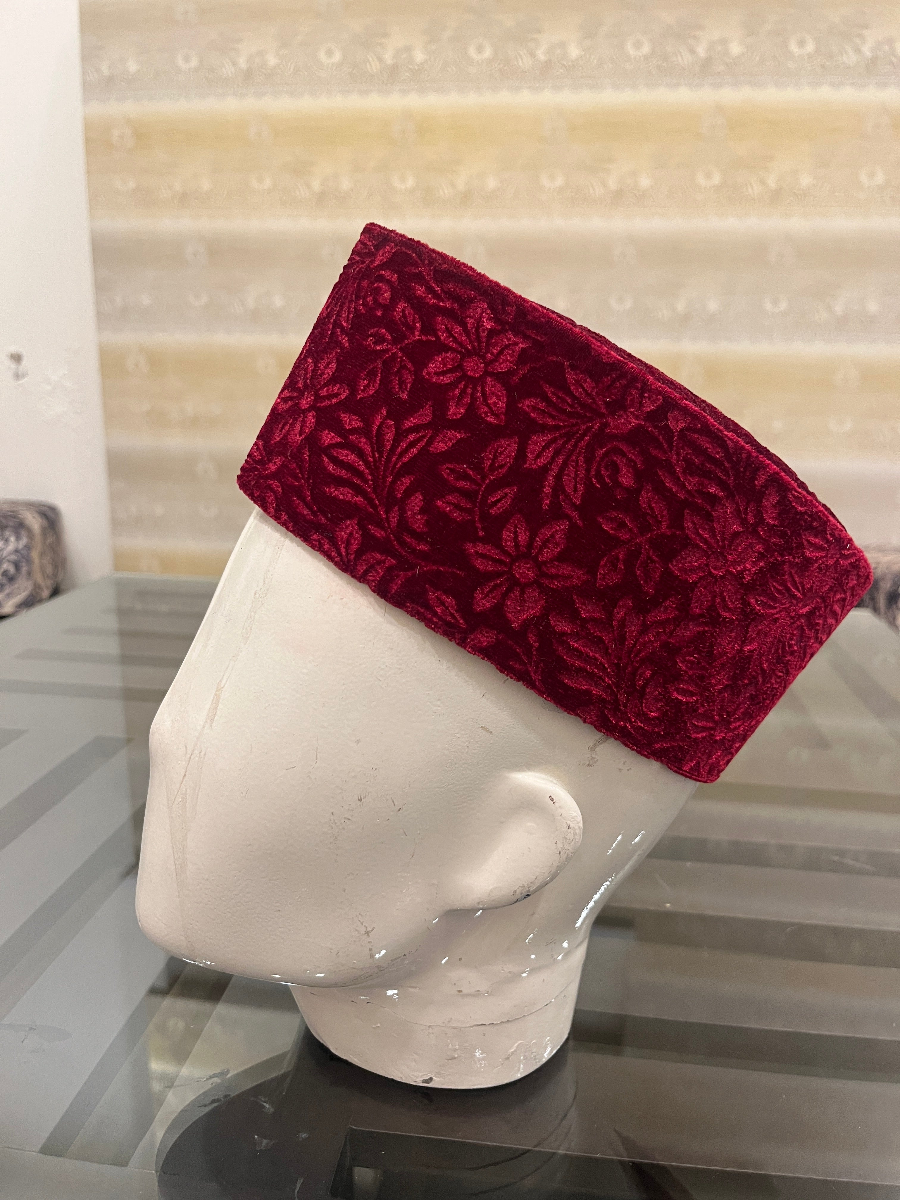 African Kente Kufi Hat, Kofi Hat, Ankara Cap, African Men Hat, Choir, Black History Month Men Accessory