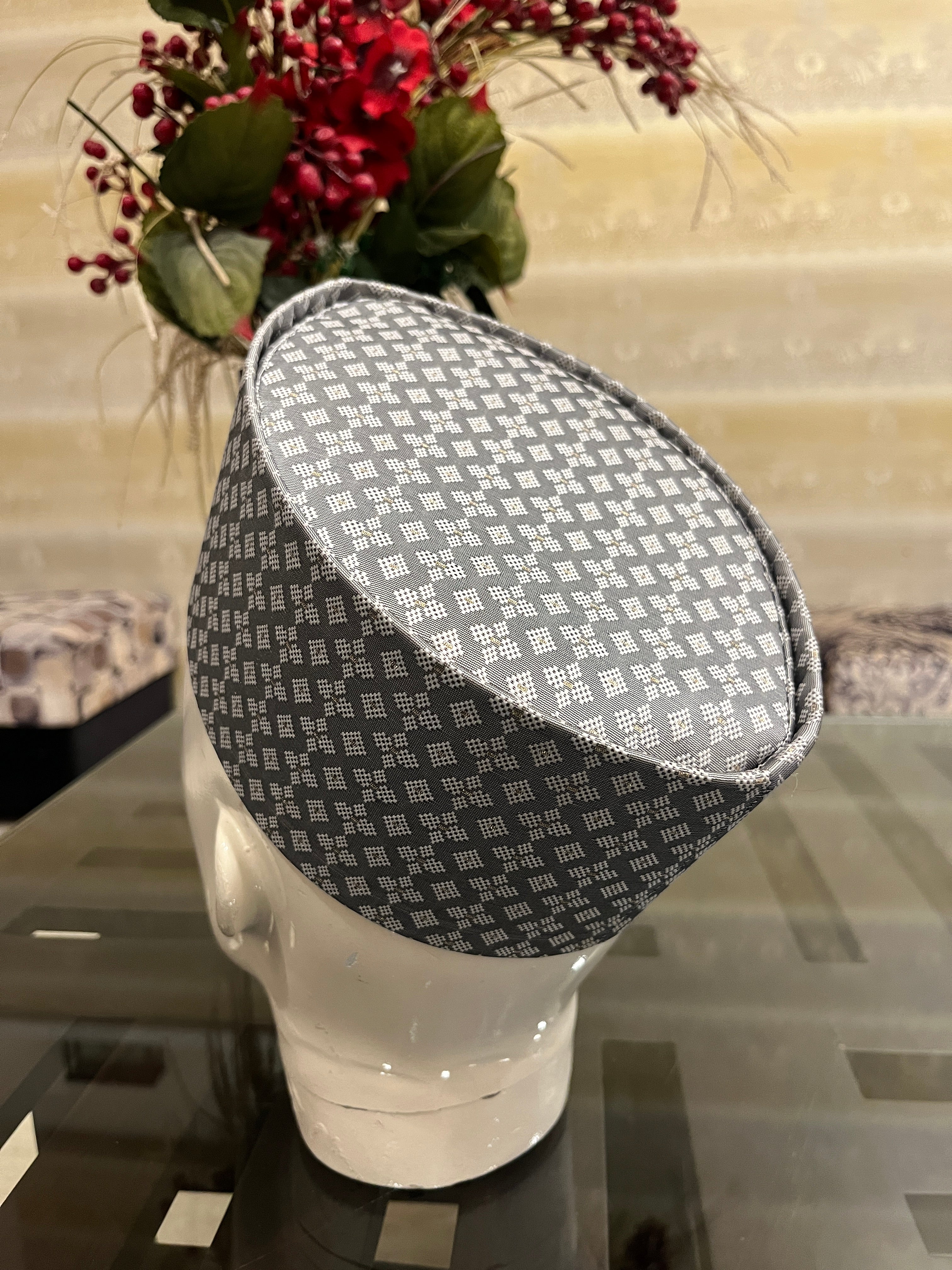 African Kente Kufi Hat, Kofi Hat, Ankara Cap, African Men Hat, Choir, White History Month Men Accessory