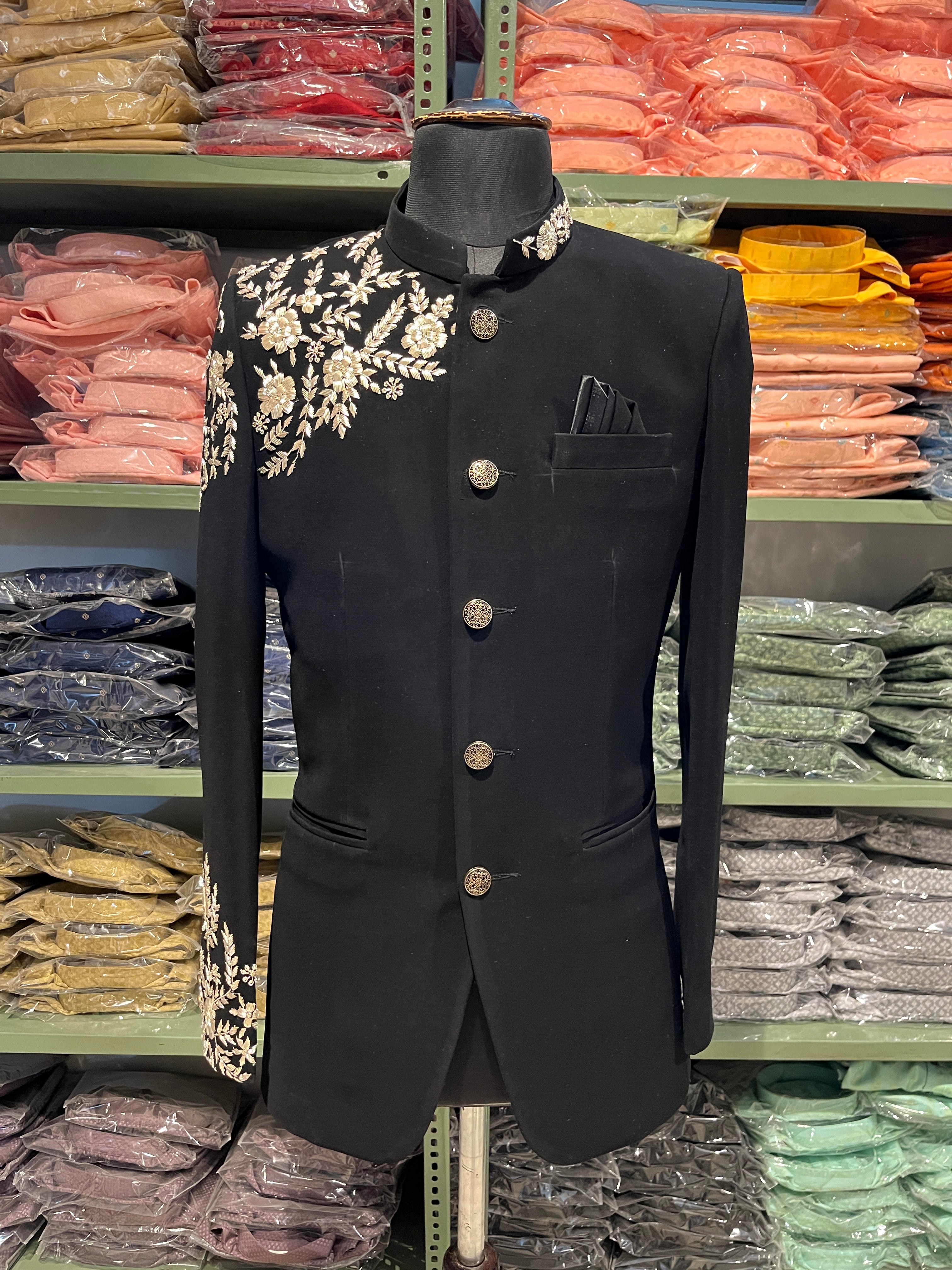 Men's Handwork Indo Western | Achkan | Bandgala | Groom and Groomsmen Outfit