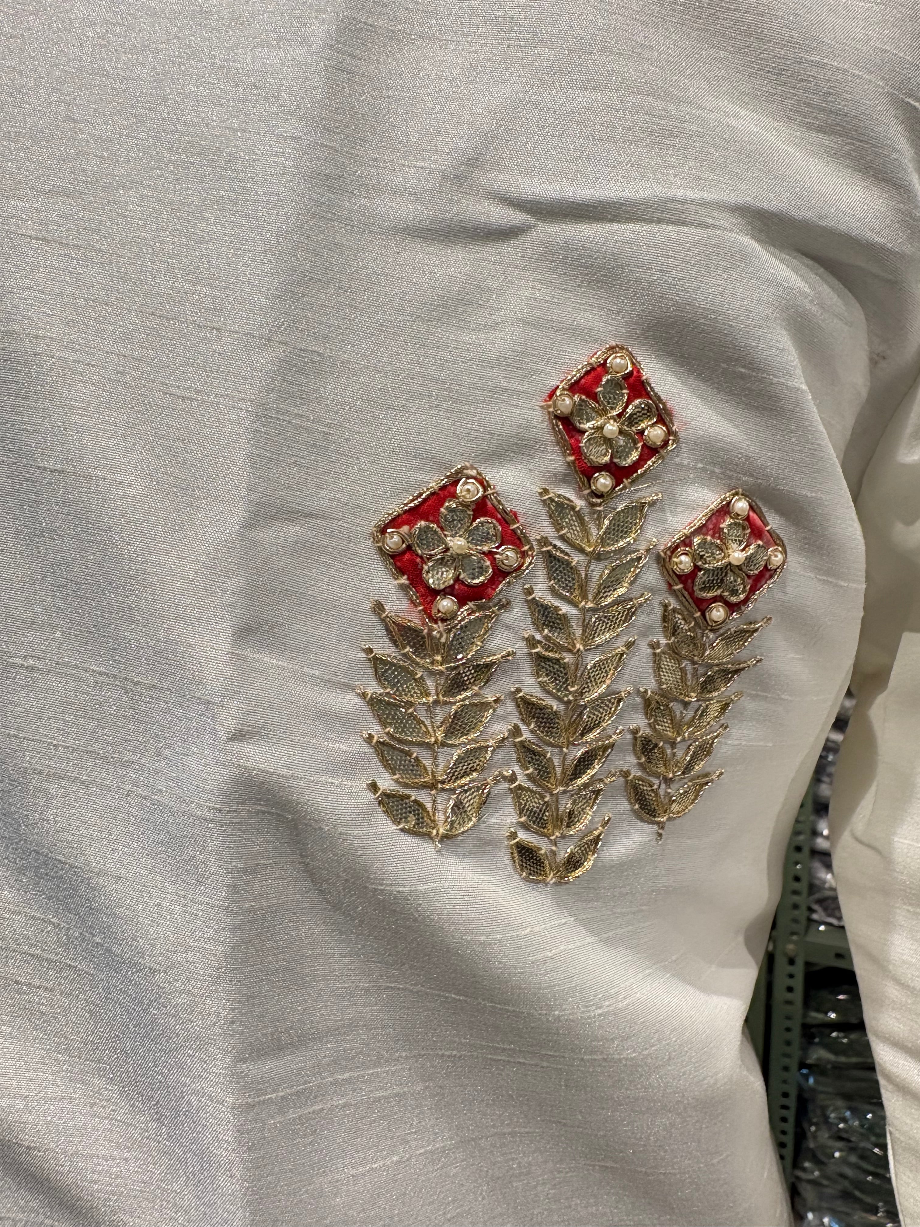 Handwork Thread Mens Kurta & Pants Set | Festive Outfit for men | Groom or Groomsmen outfit