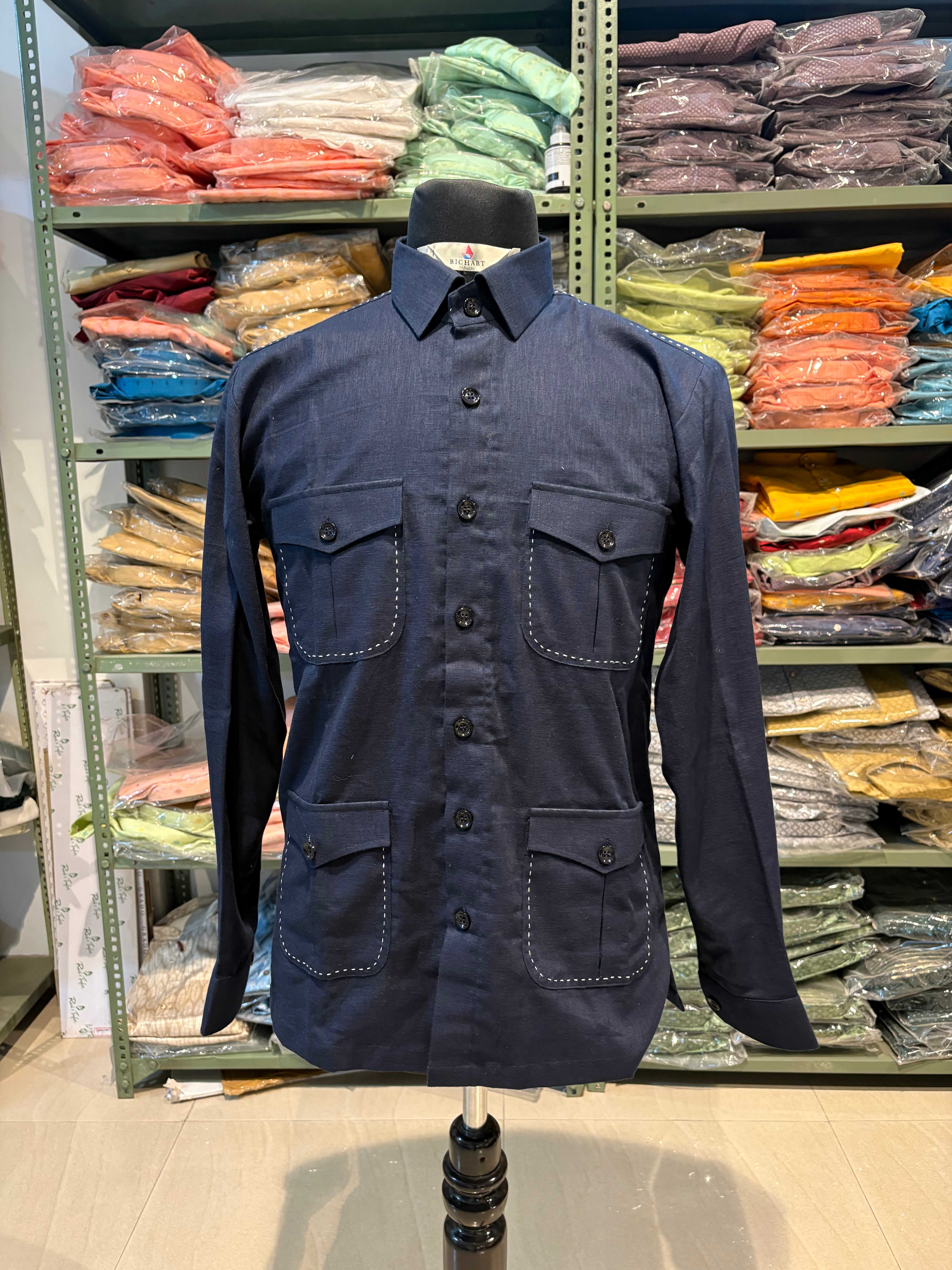 Linen Safari shirts for men |  summer wedding outfit for men | resort wear | beach wear | beach wedding outfit