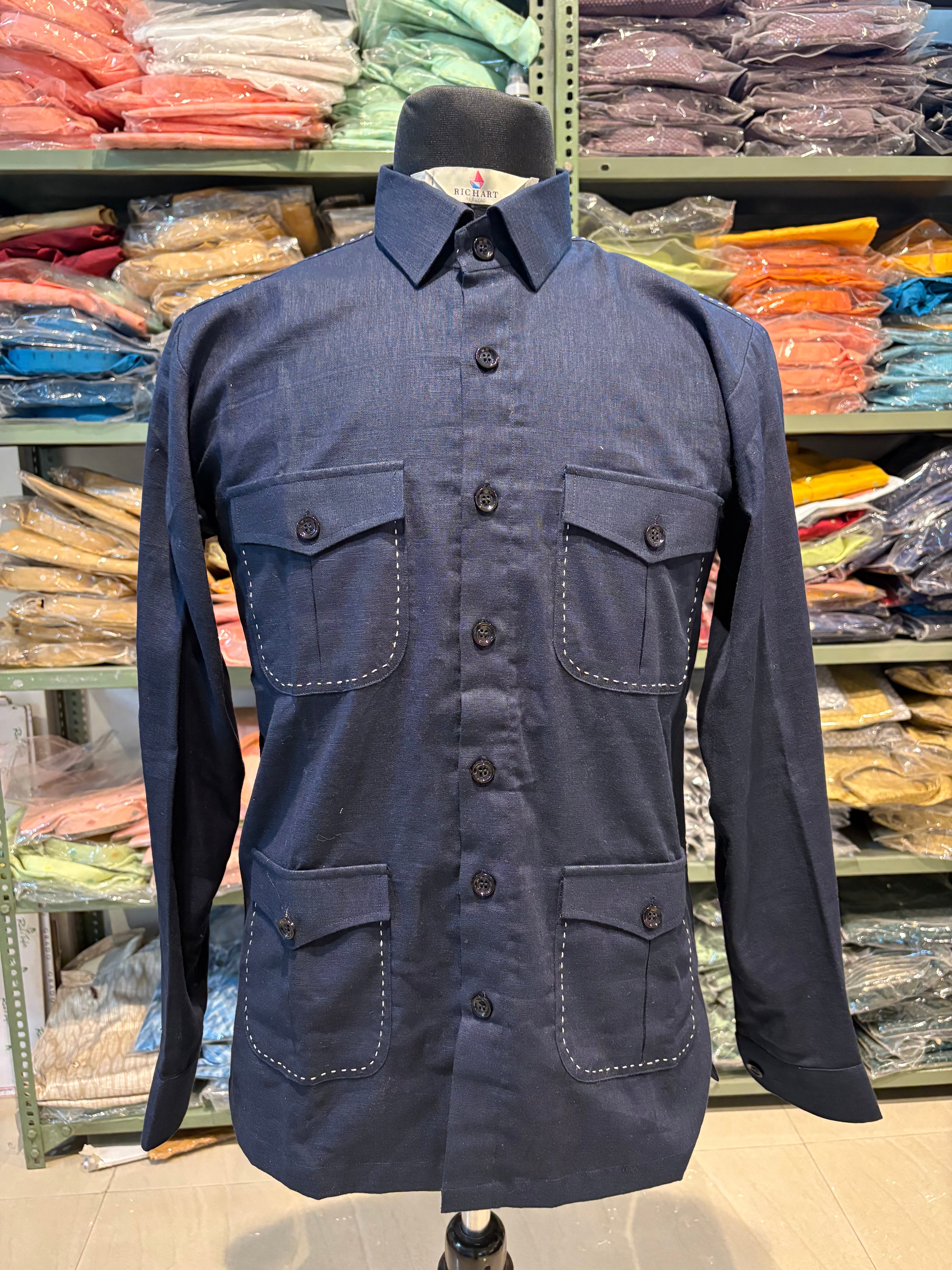 Linen Safari shirts for men |  summer wedding outfit for men | resort wear | beach wear | beach wedding outfit