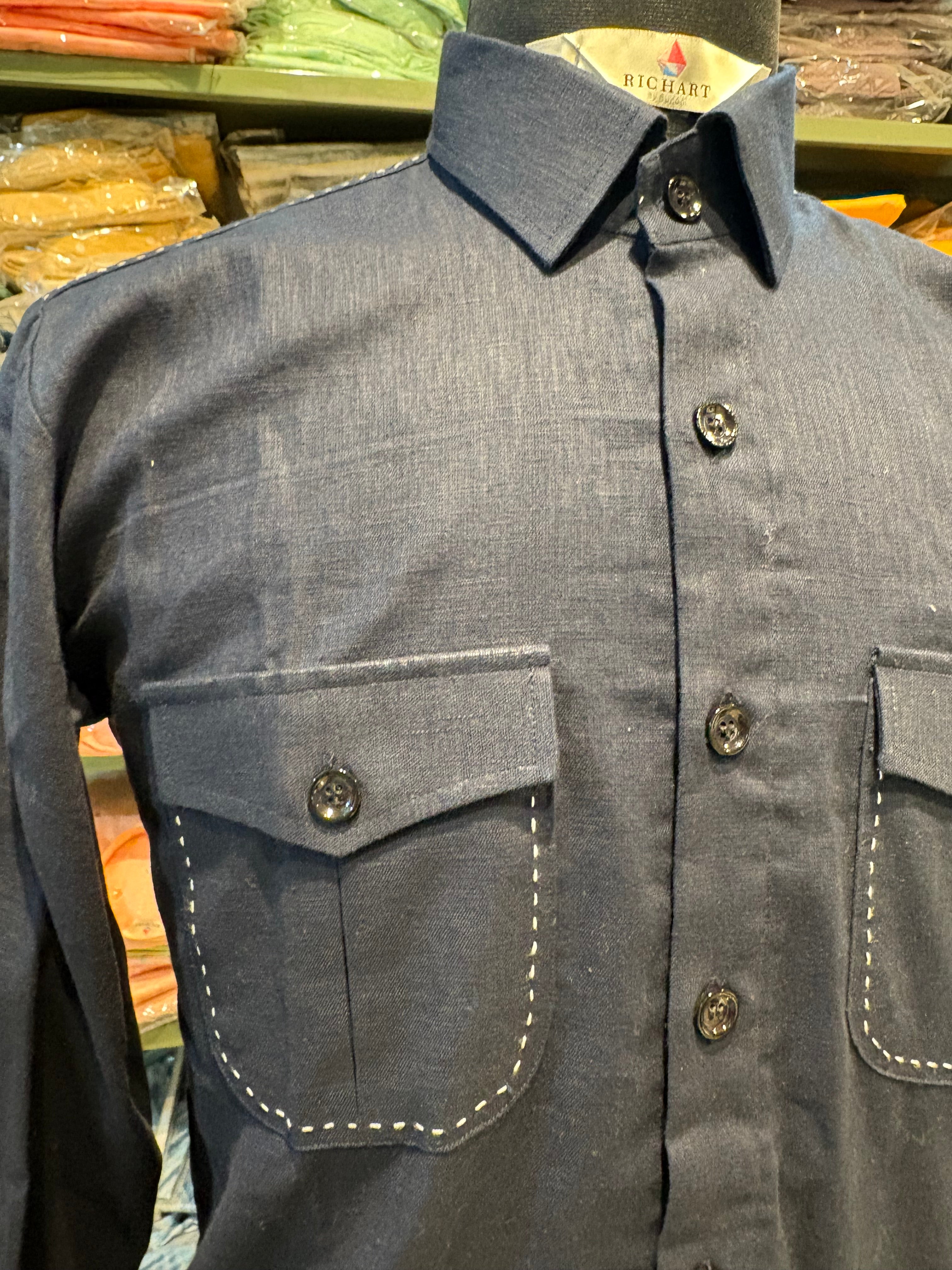 Linen Safari shirts for men |  summer wedding outfit for men | resort wear | beach wear | beach wedding outfit