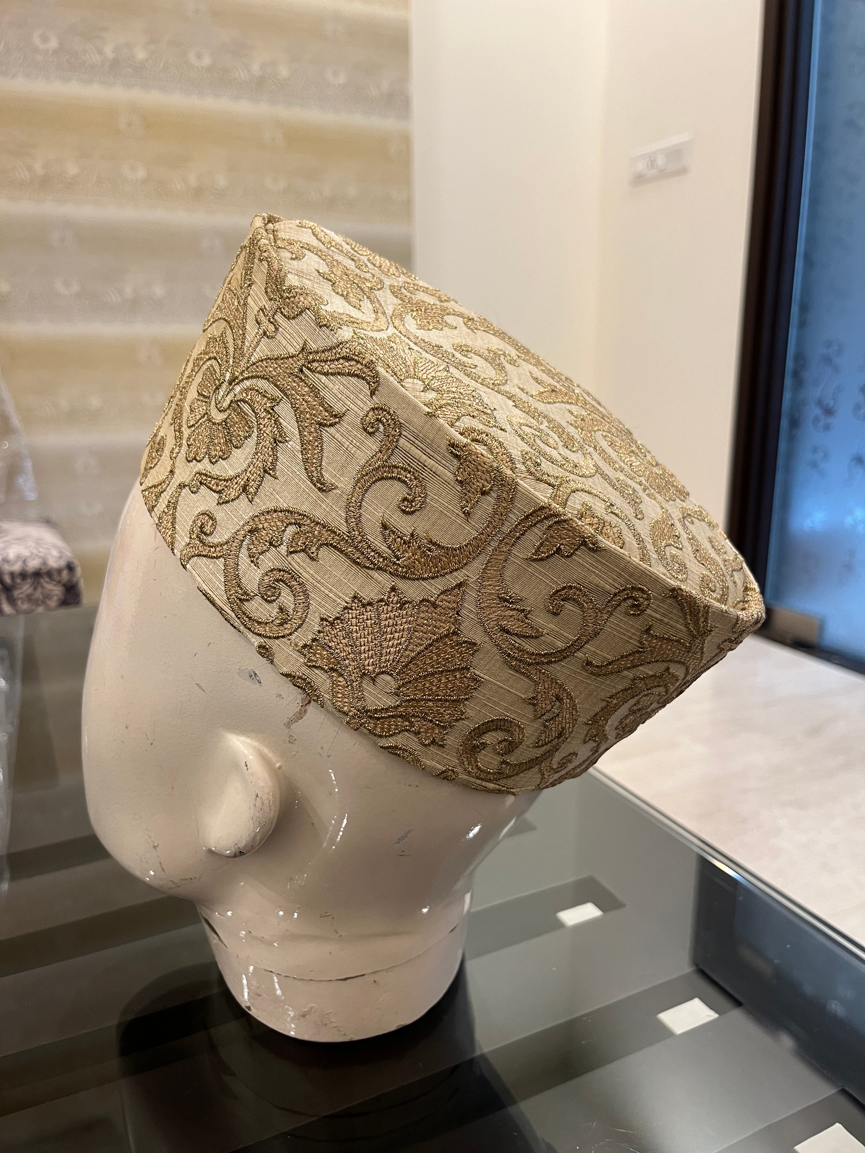 African Kente Kufi Hat, Kofi Hat, Ankara Cap, African Men Hat, Choir, History Month Men Accessory