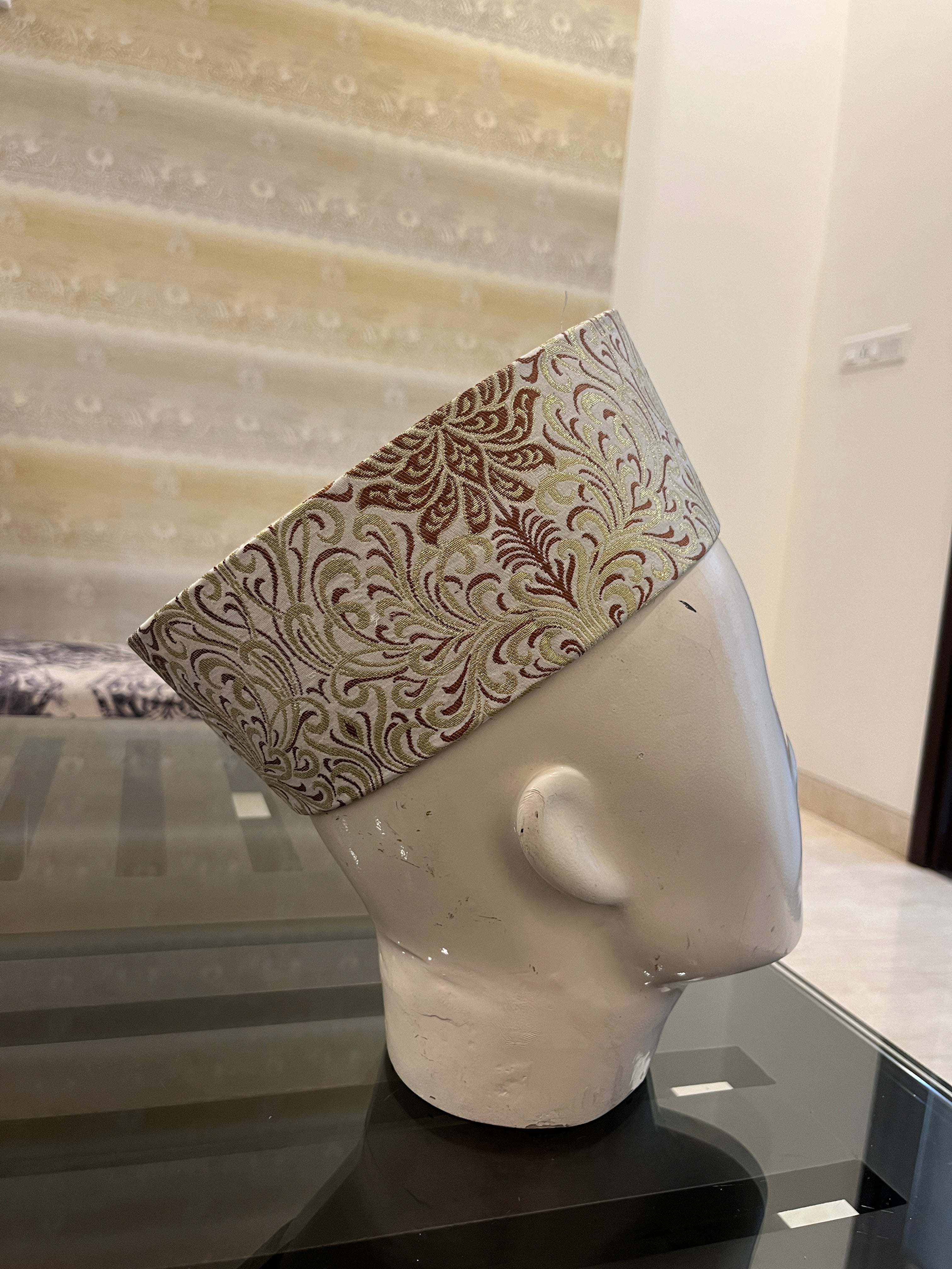 African Kente Kufi Hat, Kofi Hat, Ankara Cap, African Men Hat, Choir, History Month Men Accessory