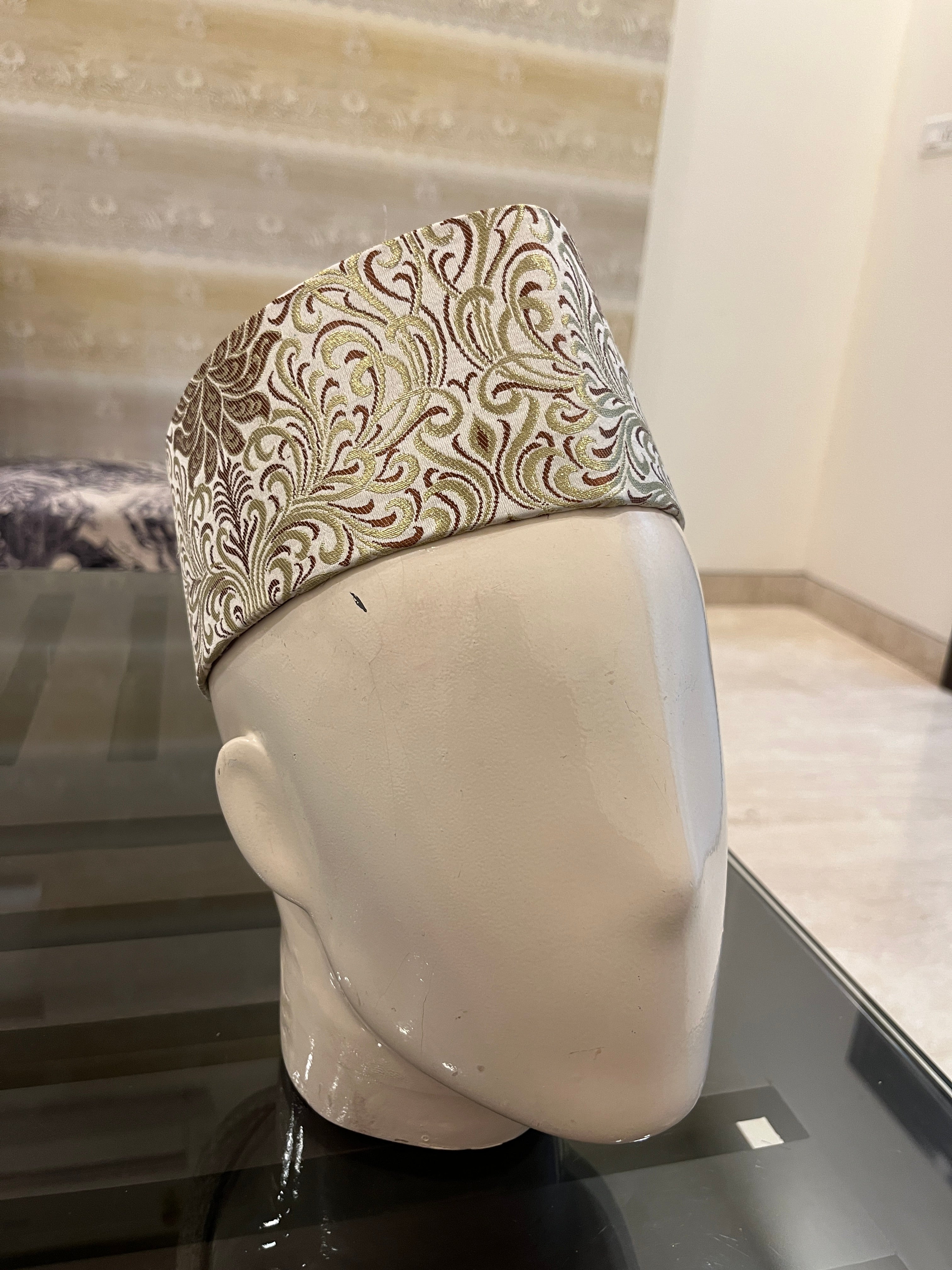 African Kente Kufi Hat, Kofi Hat, Ankara Cap, African Men Hat, Choir, History Month Men Accessory