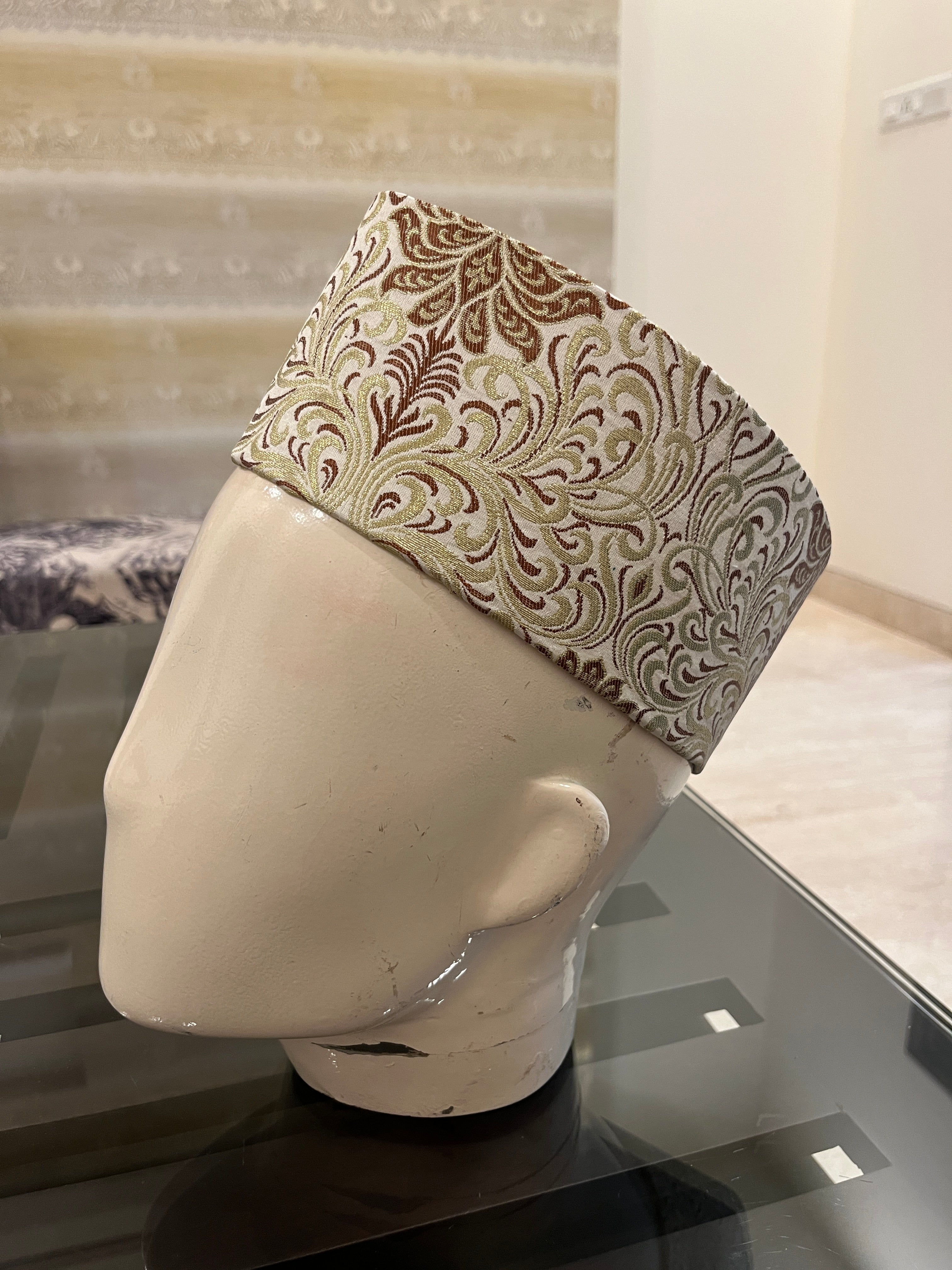 African Kente Kufi Hat, Kofi Hat, Ankara Cap, African Men Hat, Choir, History Month Men Accessory