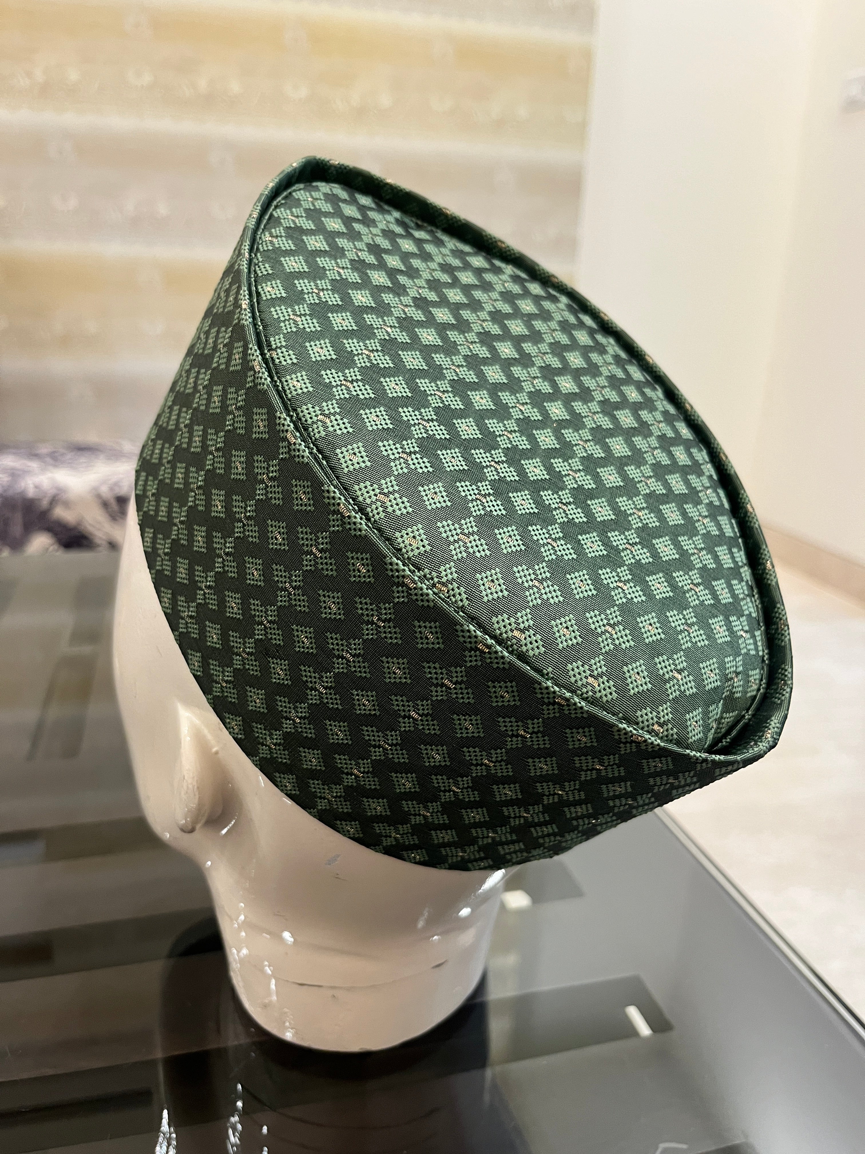 African Kente Kufi Hat, Kofi Hat, Ankara Cap, African Men Hat, Choir, History Month Men Accessory