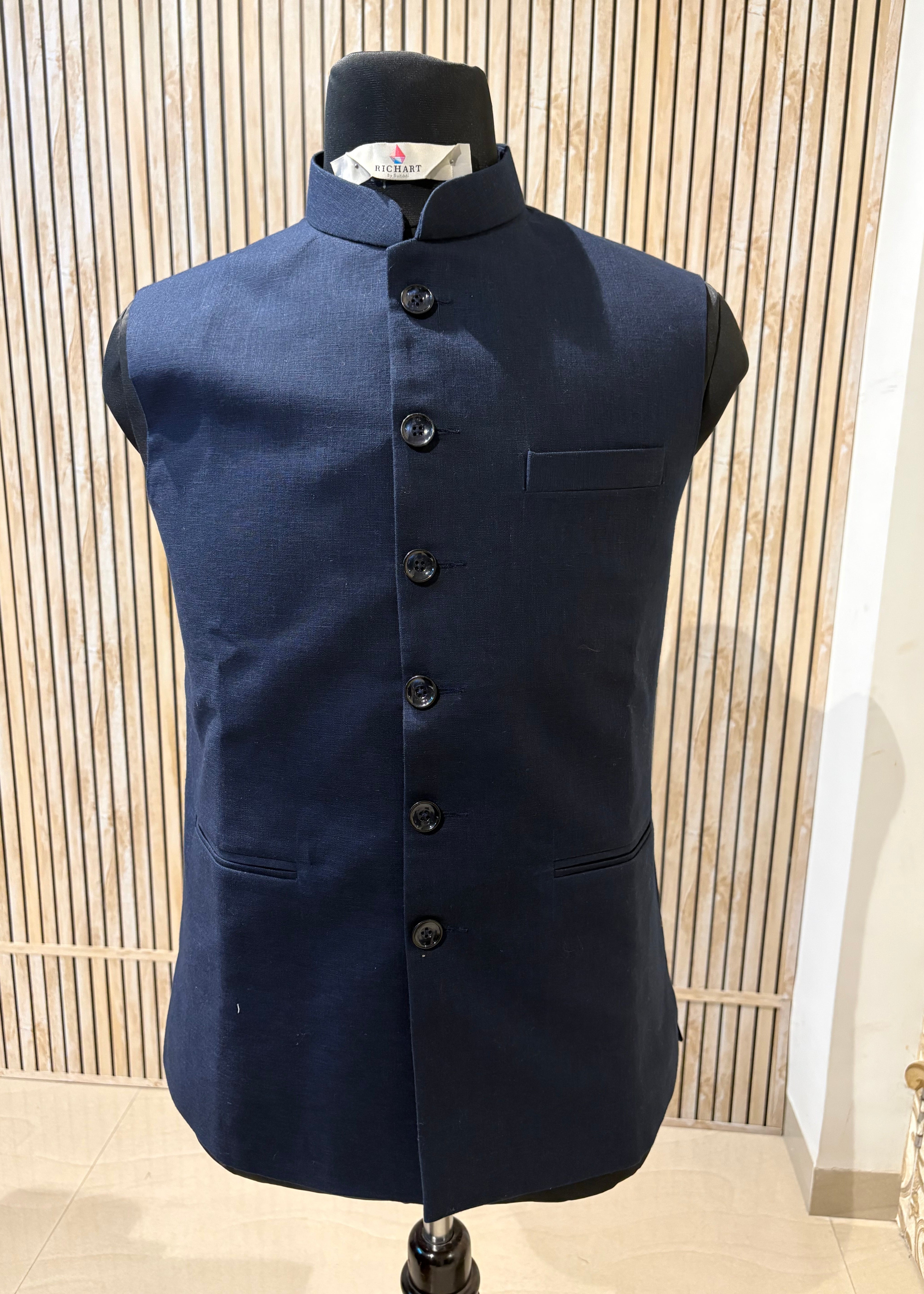 Plain Linen Nehru Jacket For Men | modi jacket | Summer outfit for wedding and festivals
