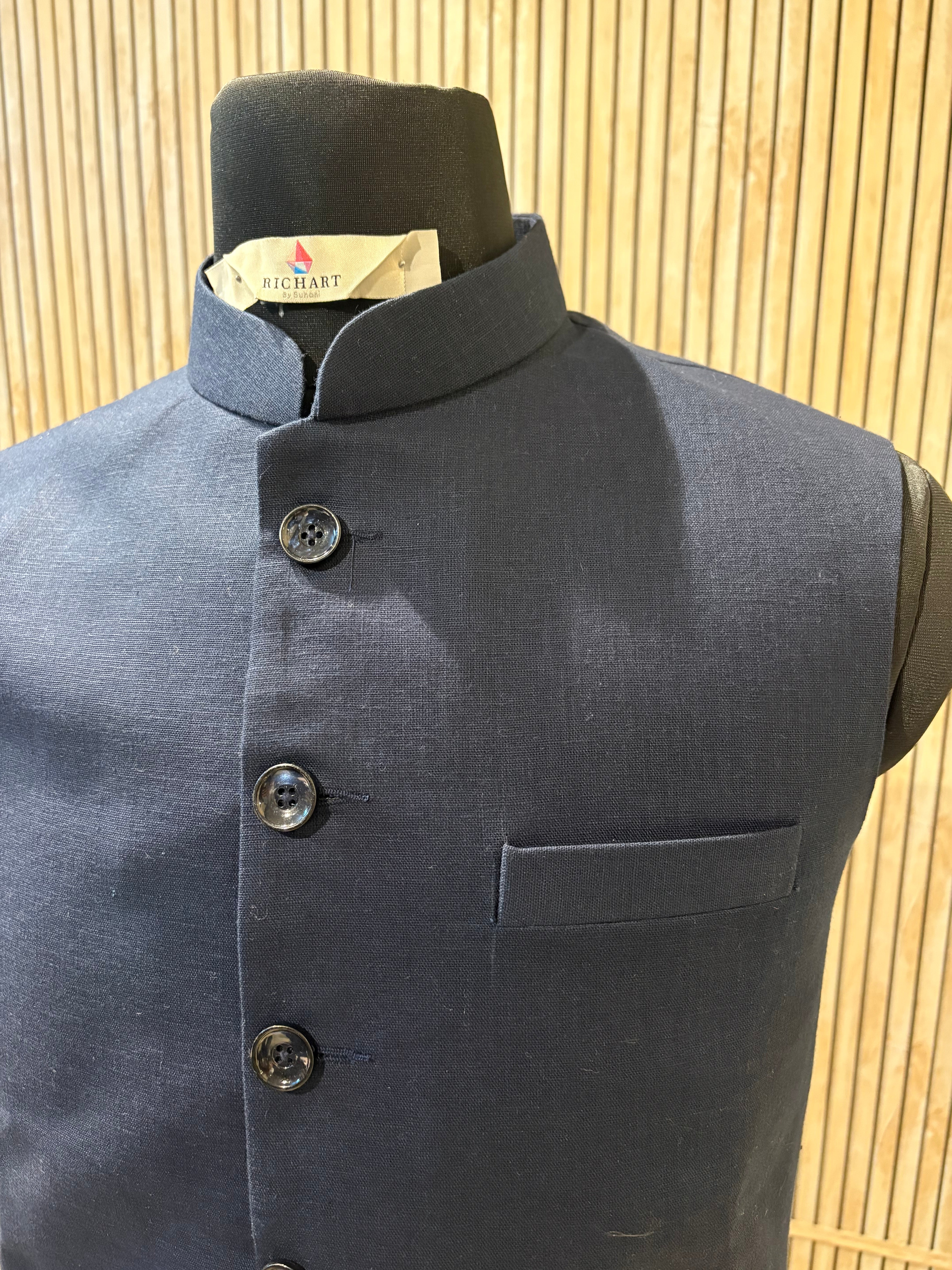 Plain Linen Nehru Jacket For Men | modi jacket | Summer outfit for wedding and festivals