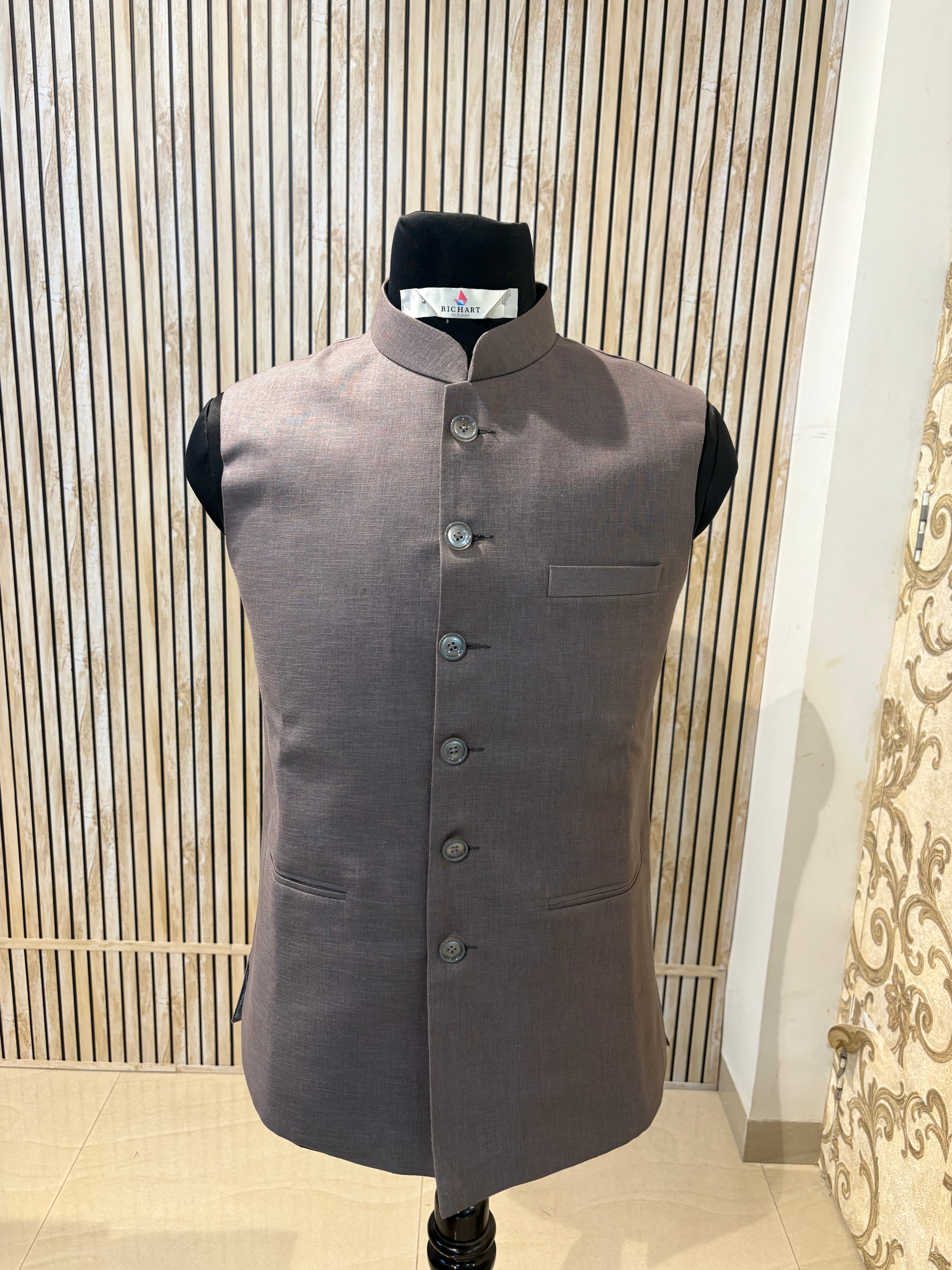 Plain Linen Nehru Jacket For Men | modi jacket | Summer outfit for wedding and festivals