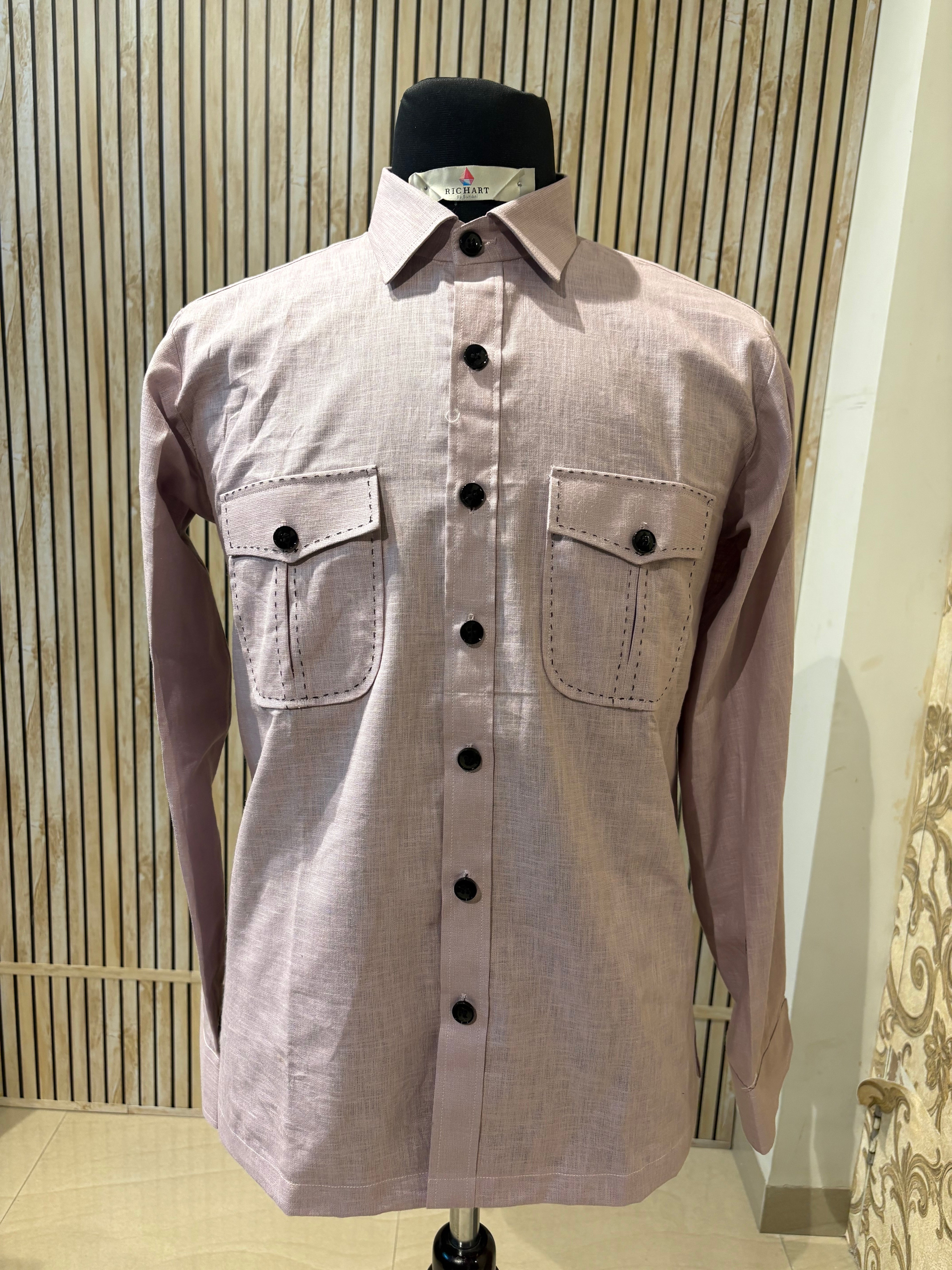 Linen Safari shirts for men |  summer wedding outfit for men | resort wear | beach wear | beach wedding outfit