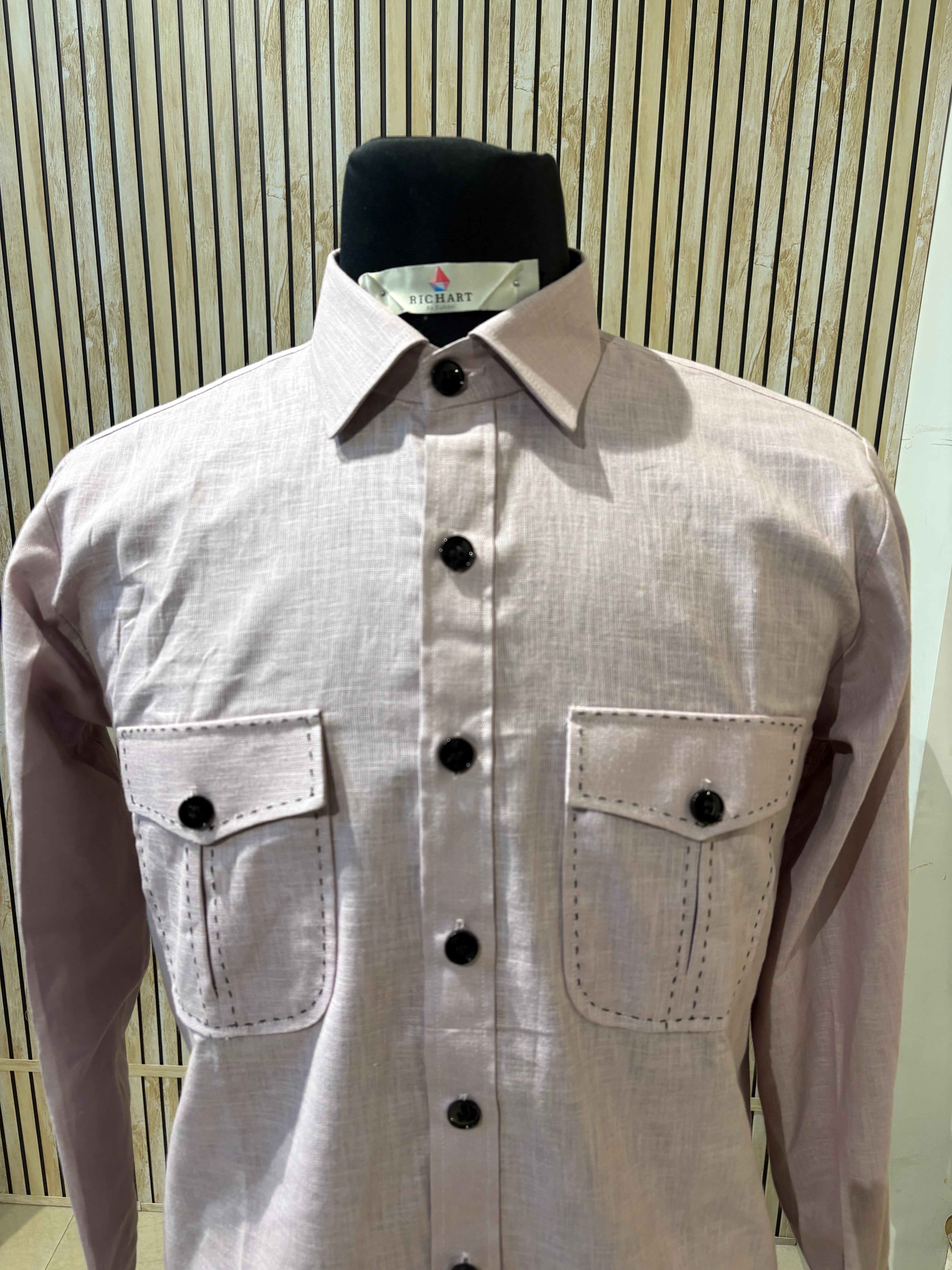 Linen Safari shirts for men |  summer wedding outfit for men | resort wear | beach wear | beach wedding outfit