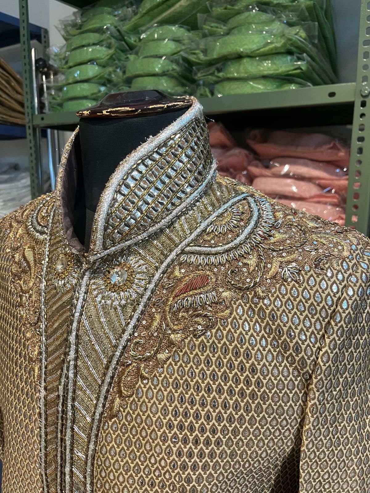 Gold sherwani for men | groom and groomsmen outfit | Indian Pakistani wedding dress men