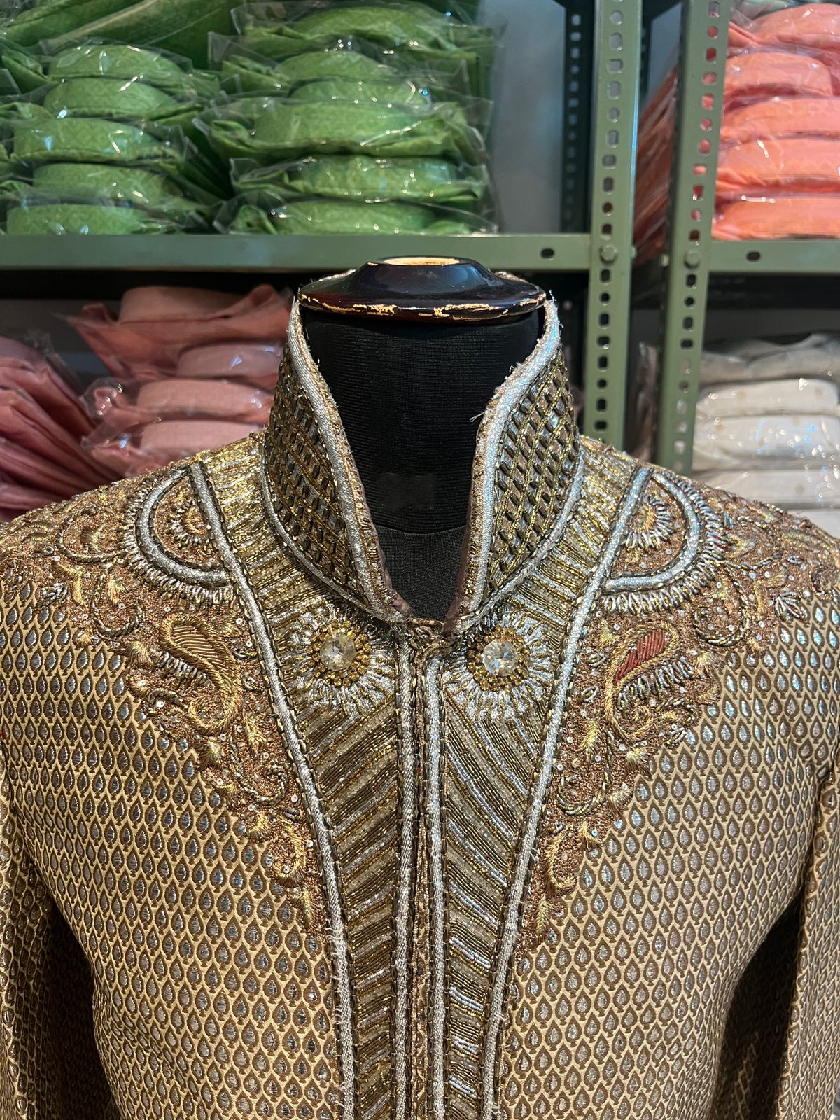 Gold sherwani for men | groom and groomsmen outfit | Indian Pakistani wedding dress men