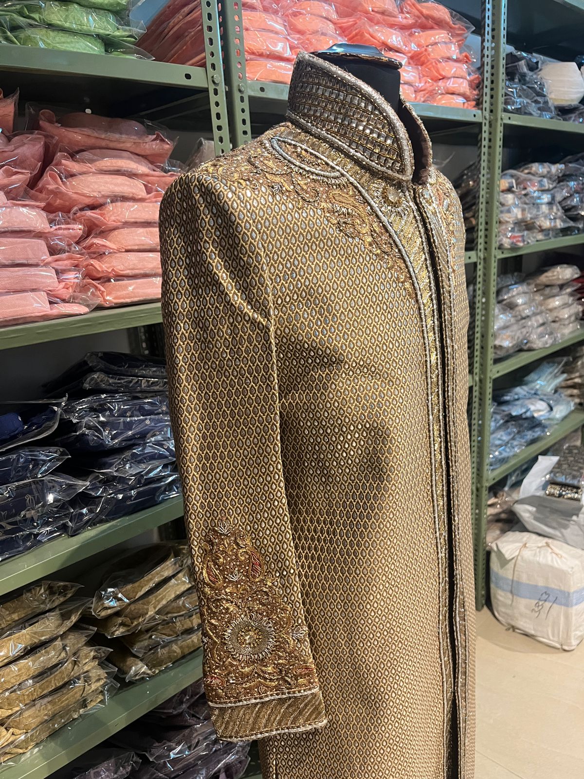 Gold sherwani for men | groom and groomsmen outfit | Indian Pakistani wedding dress men