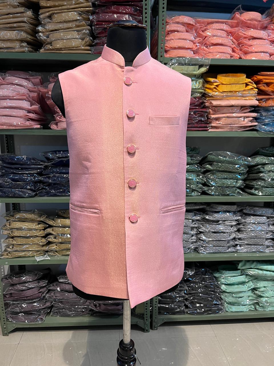 Silk Fabric Nehru Jacket For Men | Modi Jacket | Indian wedding wear outfits | waistcoat | kurta jacket