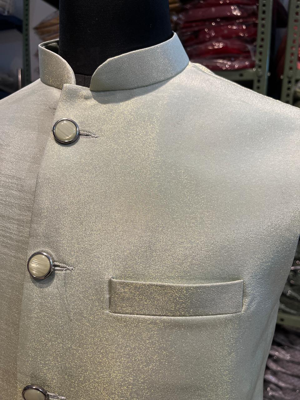 Silk Fabric Nehru Jacket For Men | Modi Jacket | Indian wedding wear outfits | waistcoat | kurta jacket