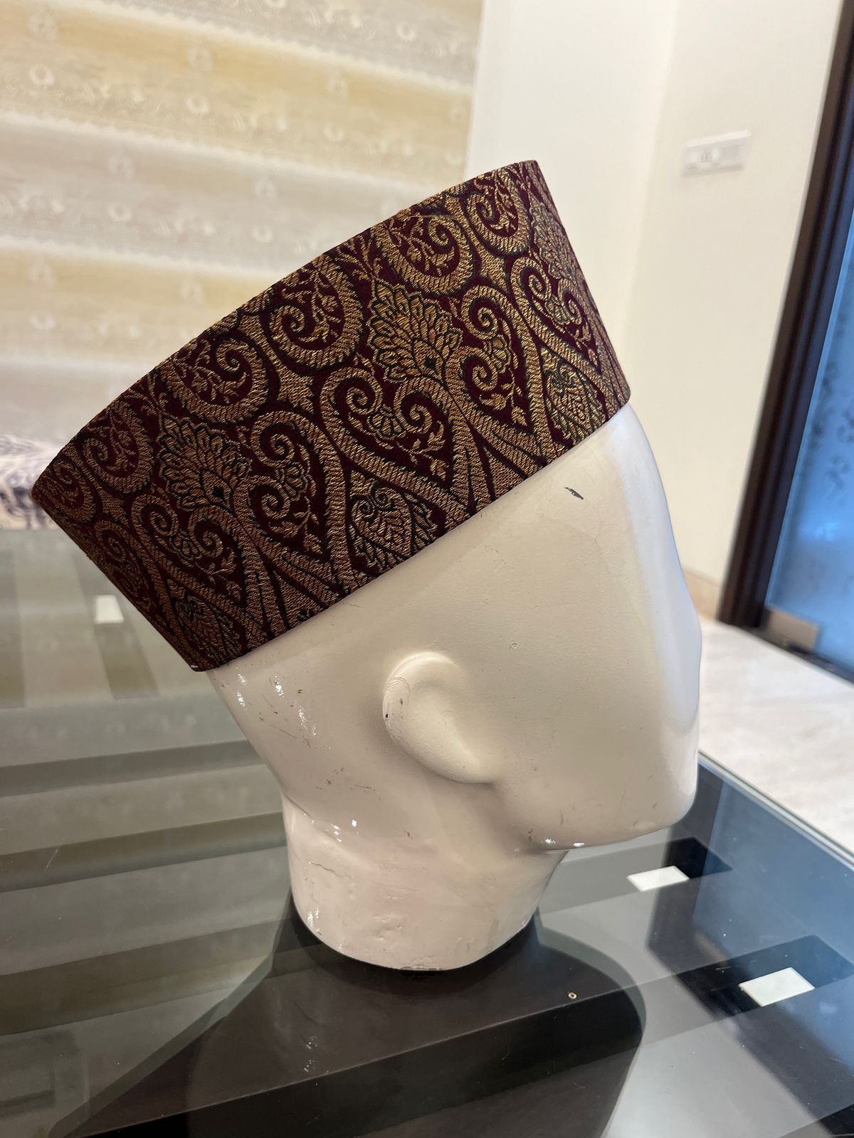 African Kente Kufi Hat, Kofi Hat, Ankara Cap, African Men Hat, Choir, History Month Men Accessory