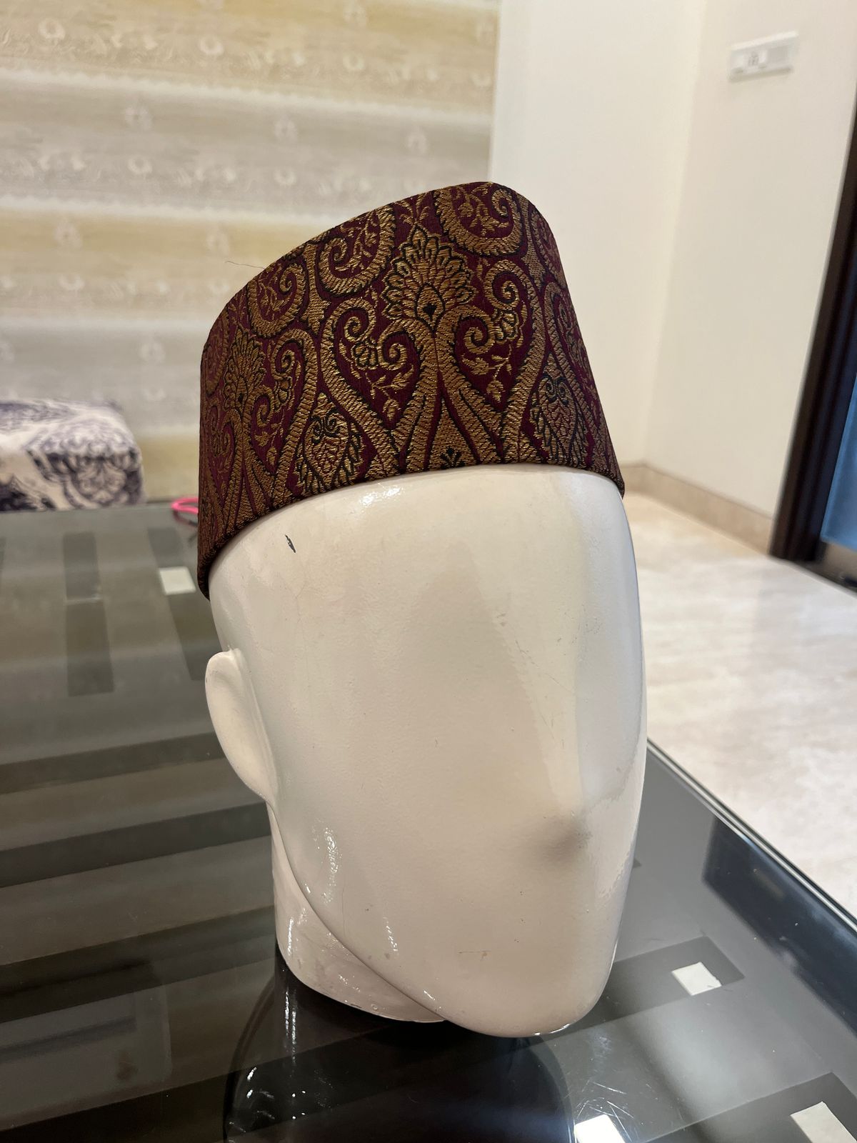 African Kente Kufi Hat, Kofi Hat, Ankara Cap, African Men Hat, Choir, History Month Men Accessory