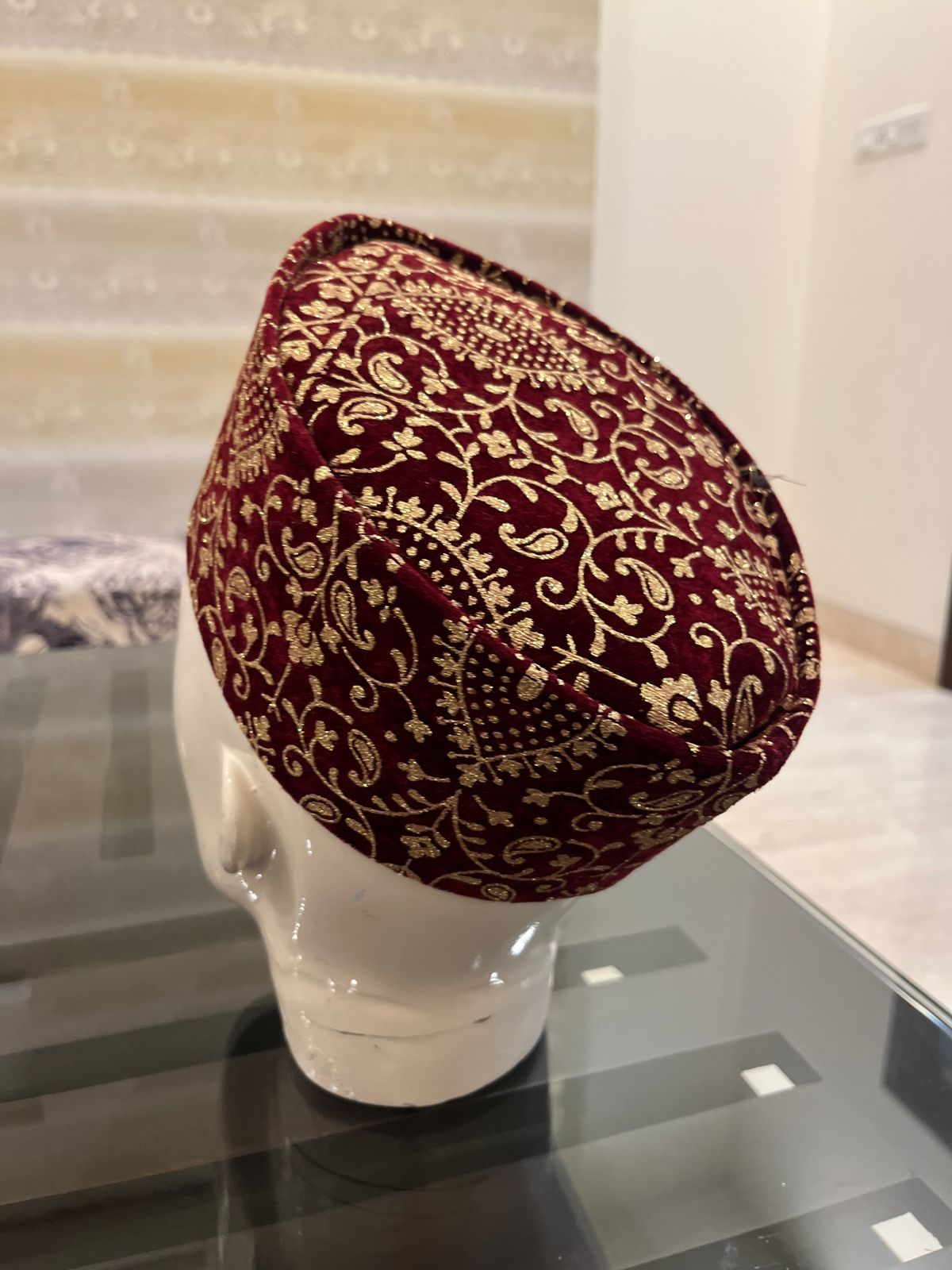 African Kente Kufi Hat, Kofi Hat, Ankara Cap, African Men Hat, Choir, History Month Men Accessory