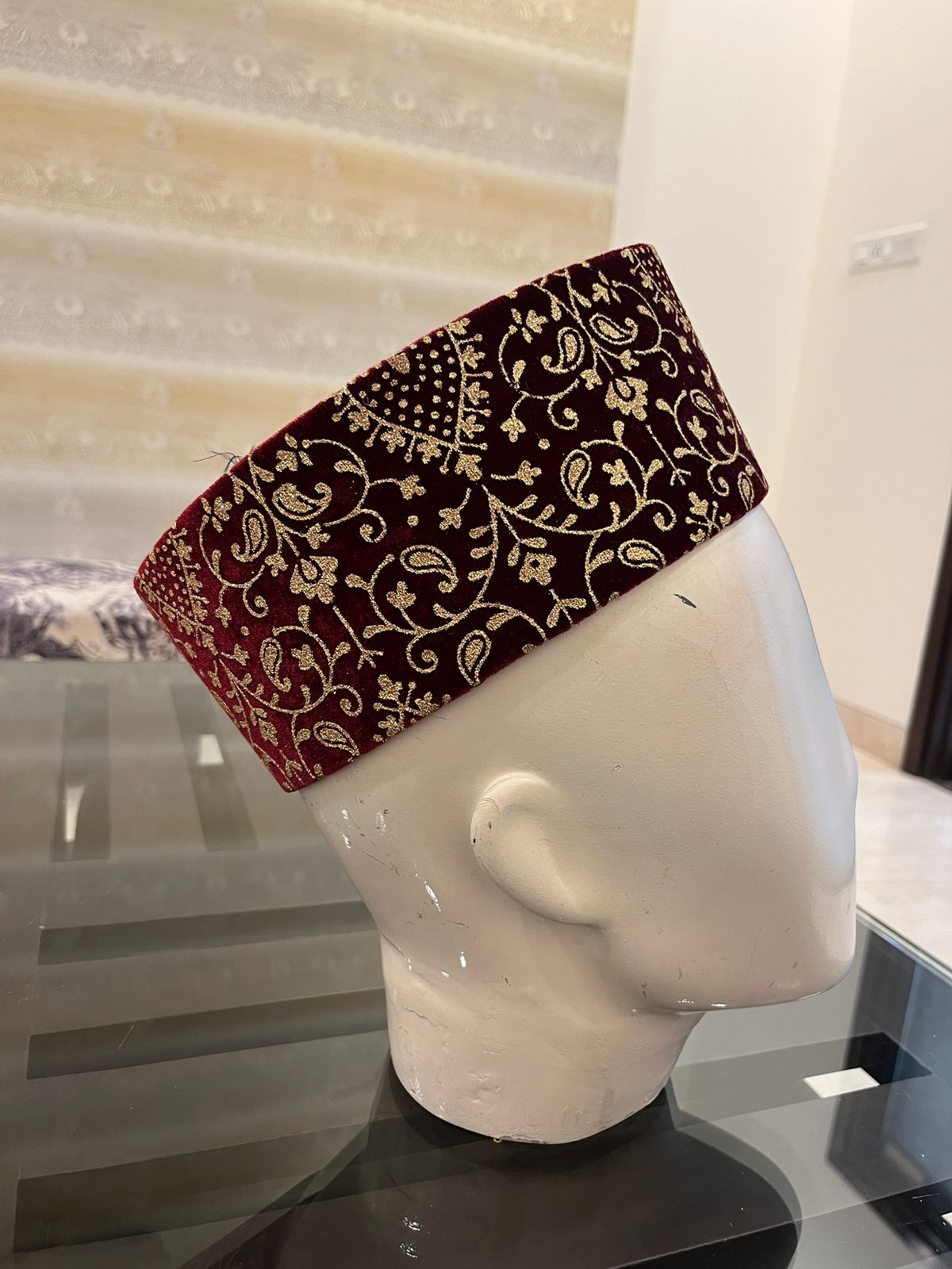 African Kente Kufi Hat, Kofi Hat, Ankara Cap, African Men Hat, Choir, History Month Men Accessory