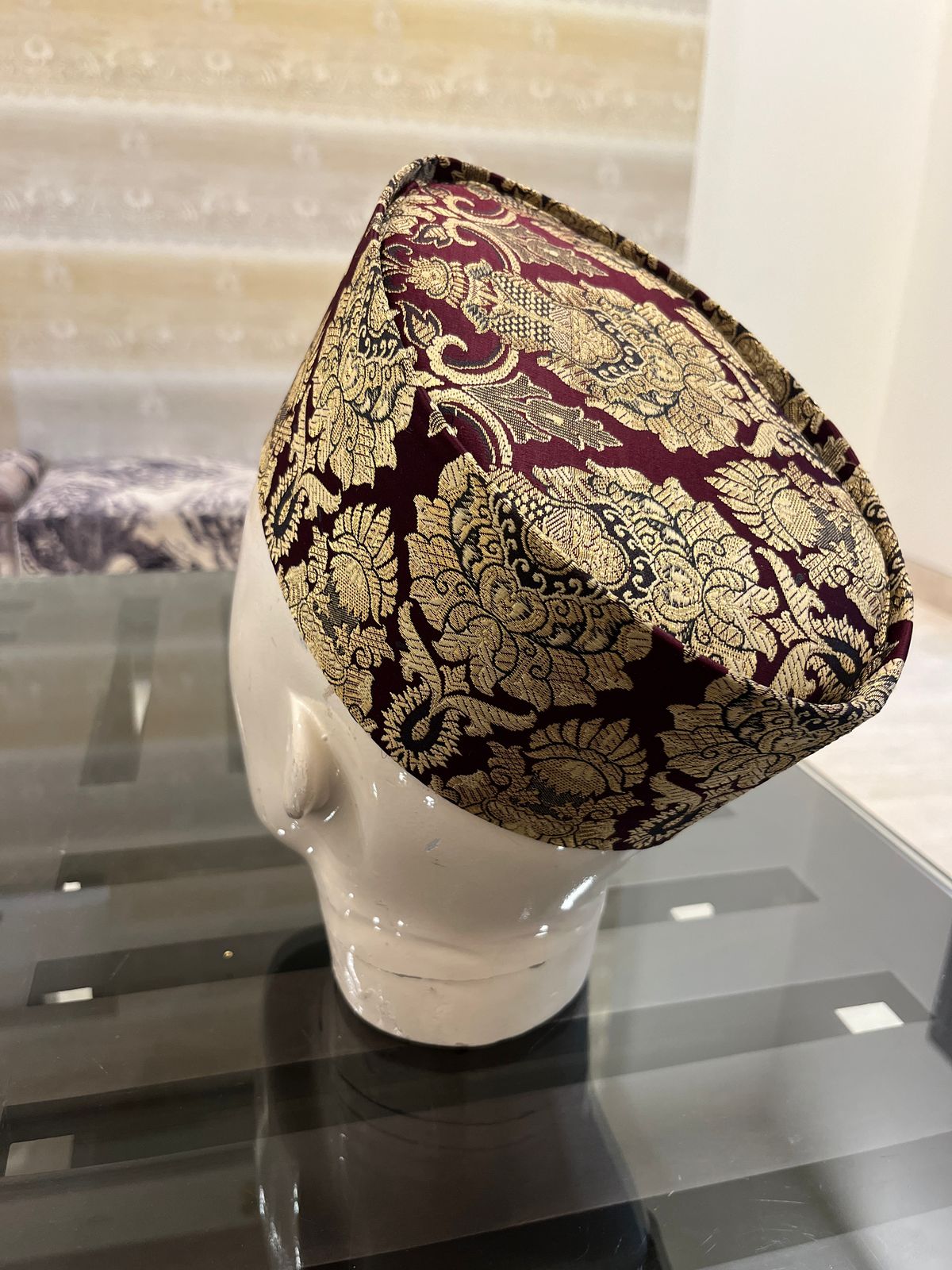 African Kente Kufi Hat, Kofi Hat, Ankara Cap, African Men Hat, Choir, History Month Men Accessory