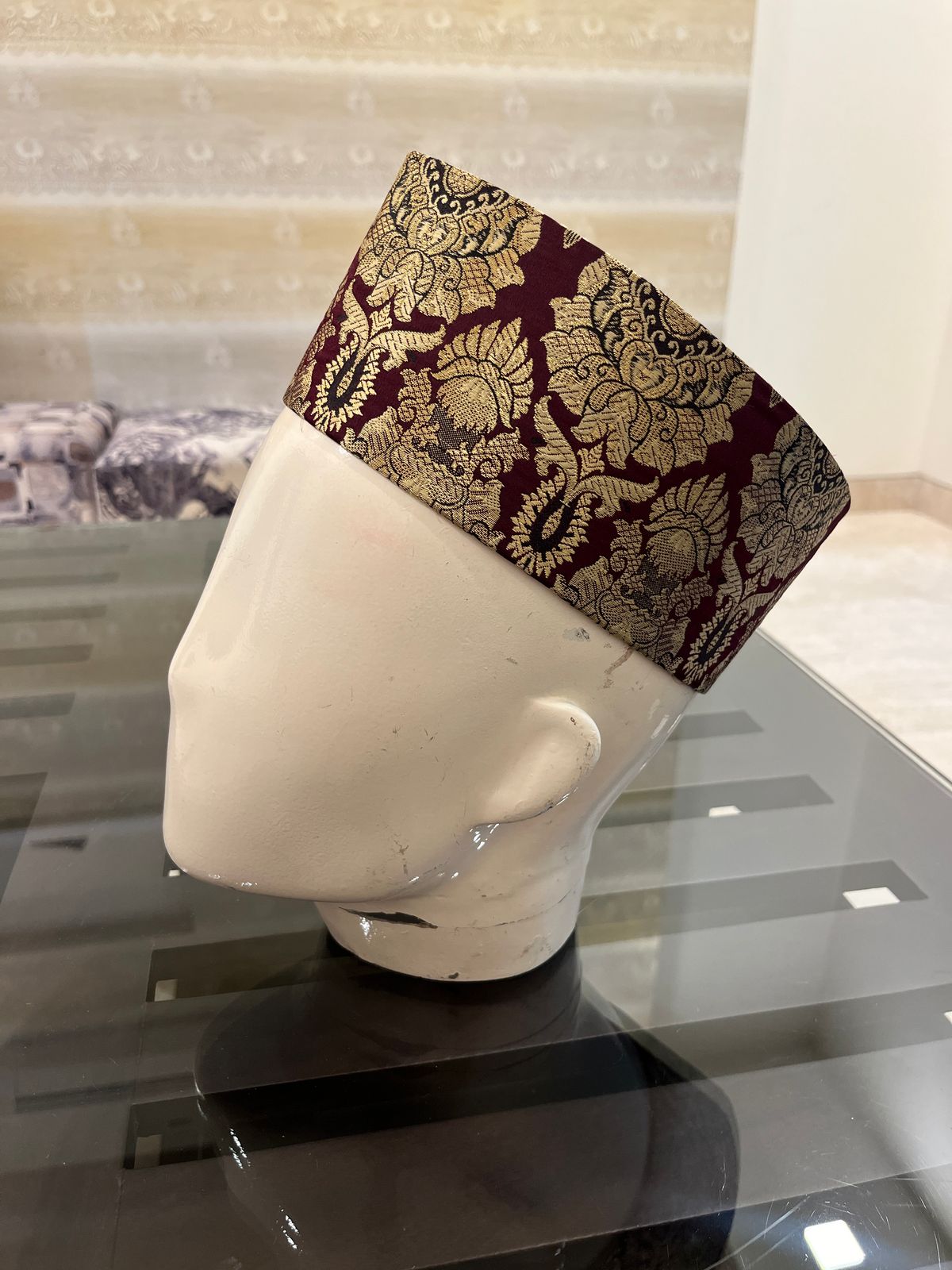 African Kente Kufi Hat, Kofi Hat, Ankara Cap, African Men Hat, Choir, History Month Men Accessory