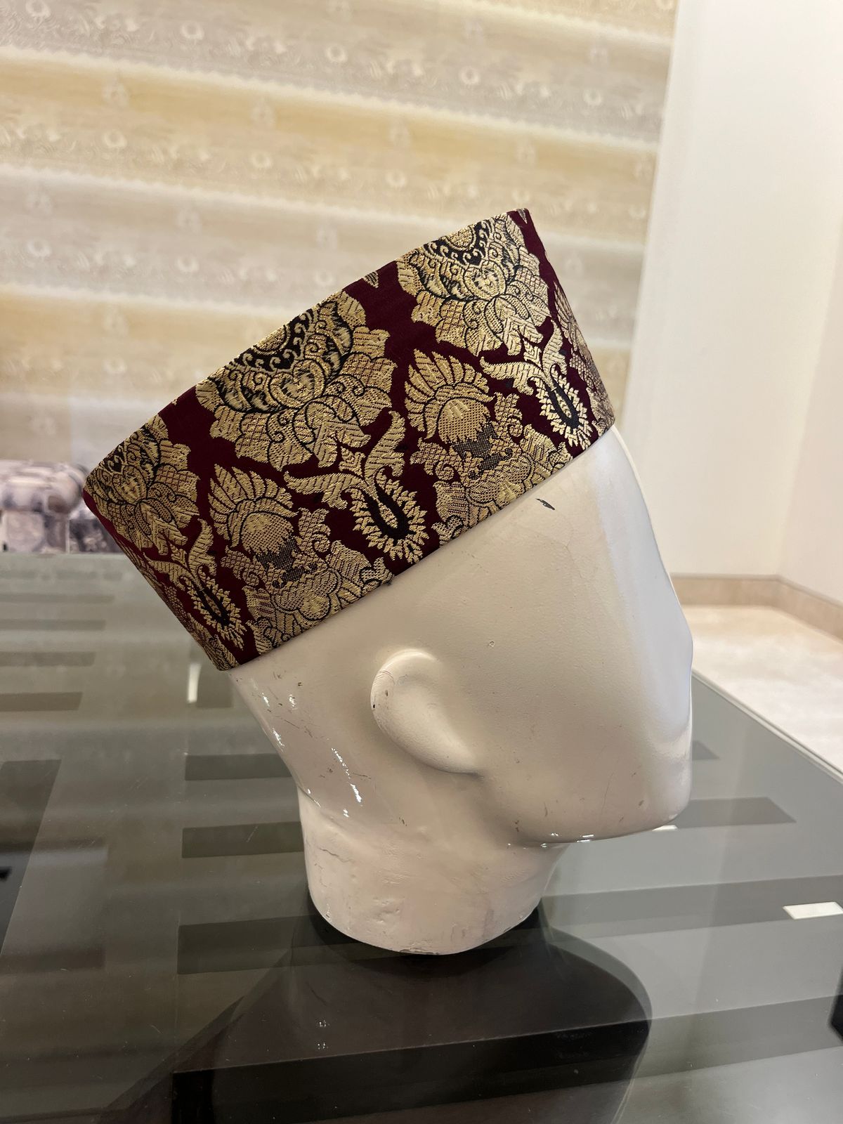 African Kente Kufi Hat, Kofi Hat, Ankara Cap, African Men Hat, Choir, History Month Men Accessory