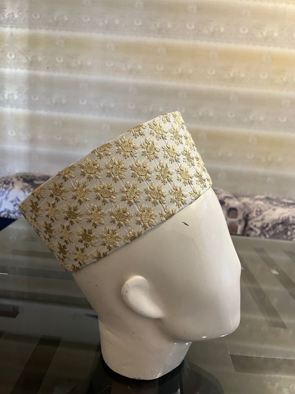 African Kente Kufi Hat, Kofi Hat, Ankara Cap, African Men Hat, Choir, History Month Men Accessory